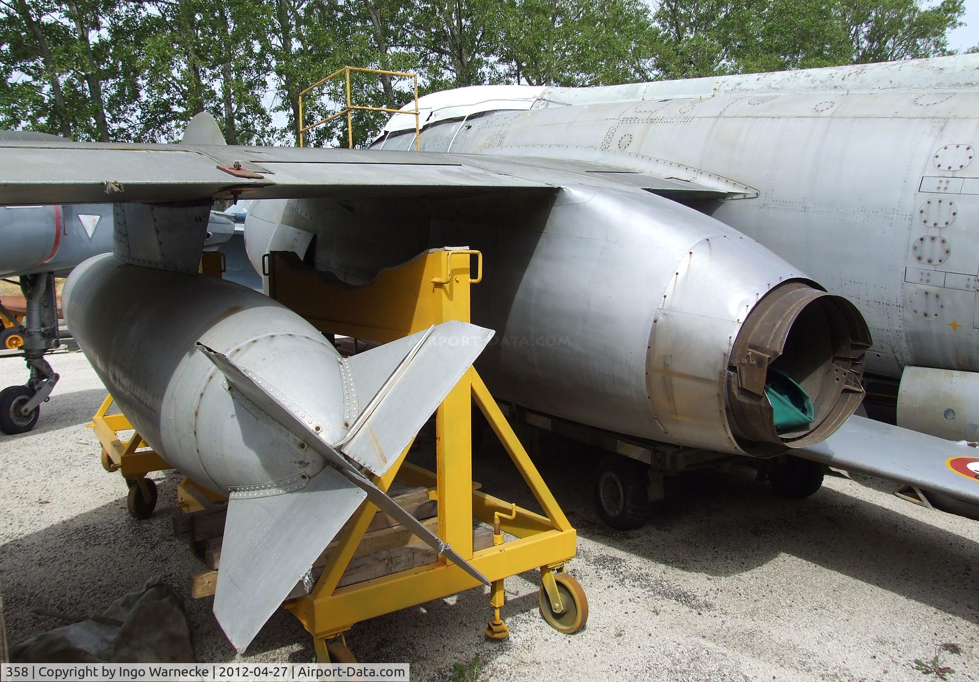 358, 1959 Sud Aviation SO.4050 Vautour IIN C/N 128, Sud-Ouest SO.4050 Vautour II N at the Musee Aeronautique, Orange