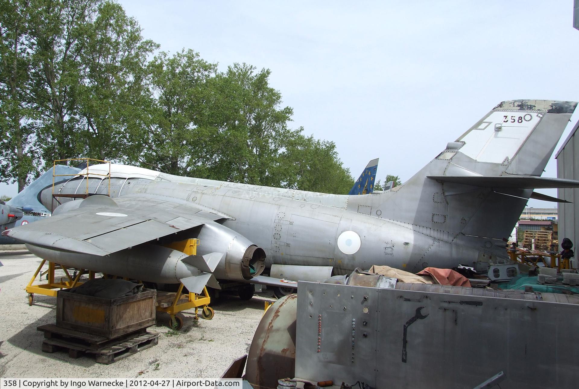 358, 1959 Sud Aviation SO.4050 Vautour IIN C/N 128, Sud-Ouest SO.4050 Vautour II N at the Musee Aeronautique, Orange
