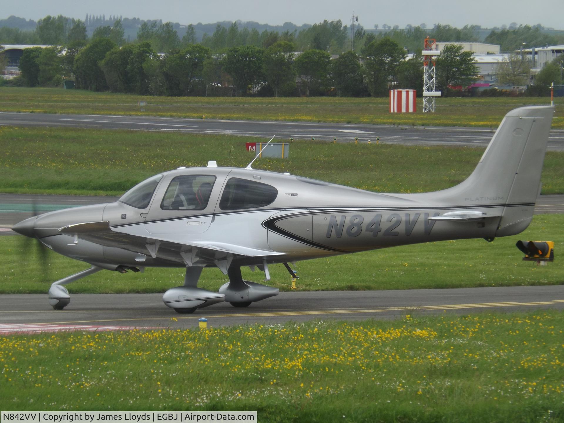 N842VV, 2021 Cirrus SR22T C/N 2282, At Gloucestershire Airport.