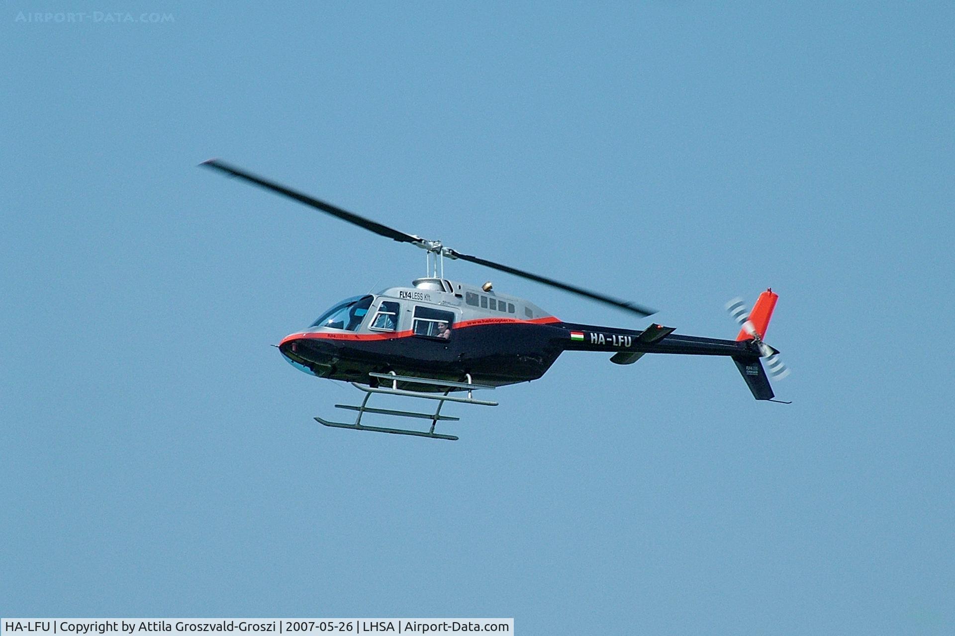 HA-LFU, 1978 Bell 206B JetRanger III C/N 2512, LHSA - Szentkirályszabadja Airport, Hungary