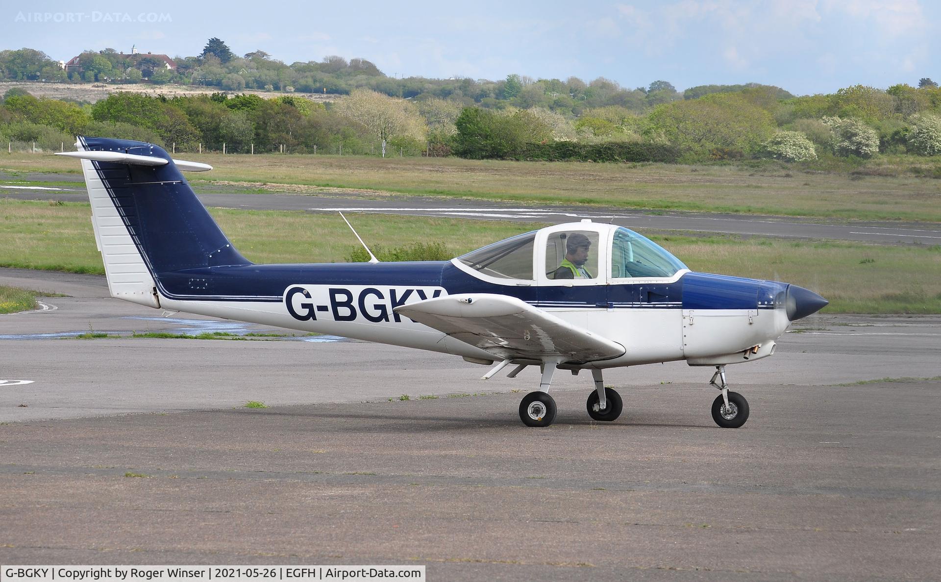 G-BGKY, 1978 Piper PA-38-112 Tomahawk Tomahawk C/N 38-78A0737, Resident aircraft operated by Cambrian Flying Club.