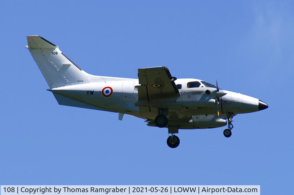 108, Embraer EMB-121AA Xingu C/N 121108, France - Air Force Embraer Emb-121AA Xingu