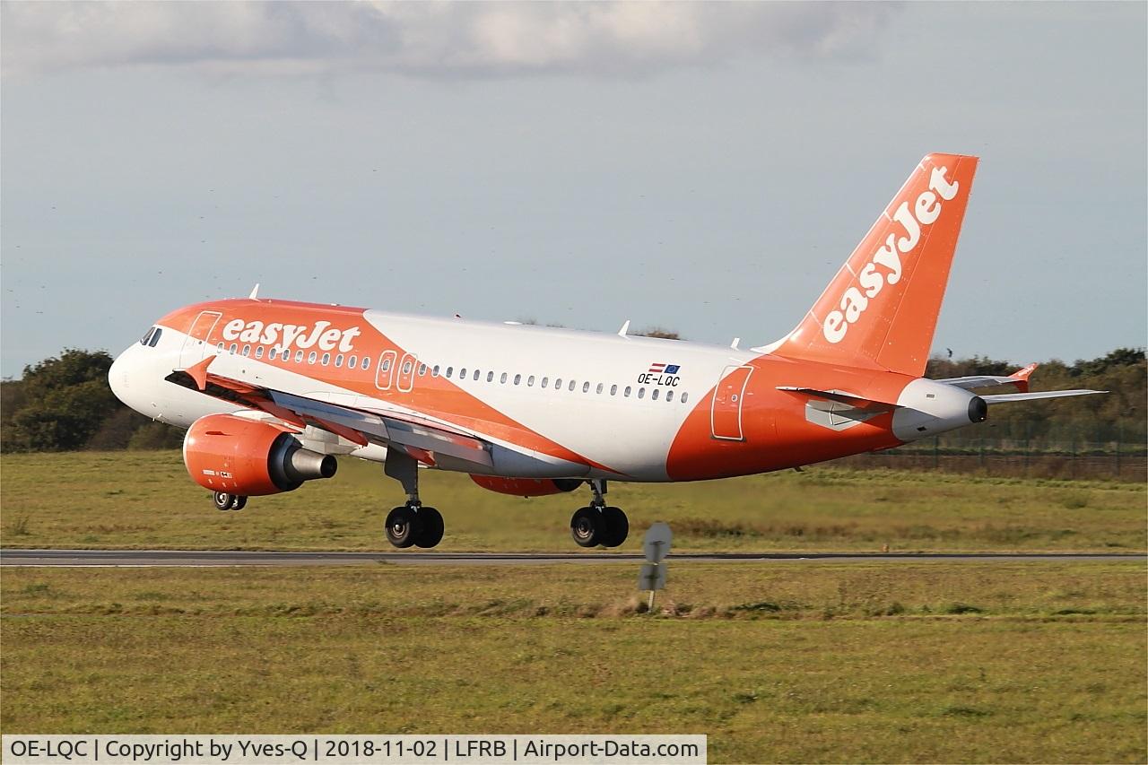OE-LQC, 2009 Airbus A319-111 C/N 3788, Airbus A319-111, Landing rwy 25L, Brest-Bretagne Airport (LFRB-BES)