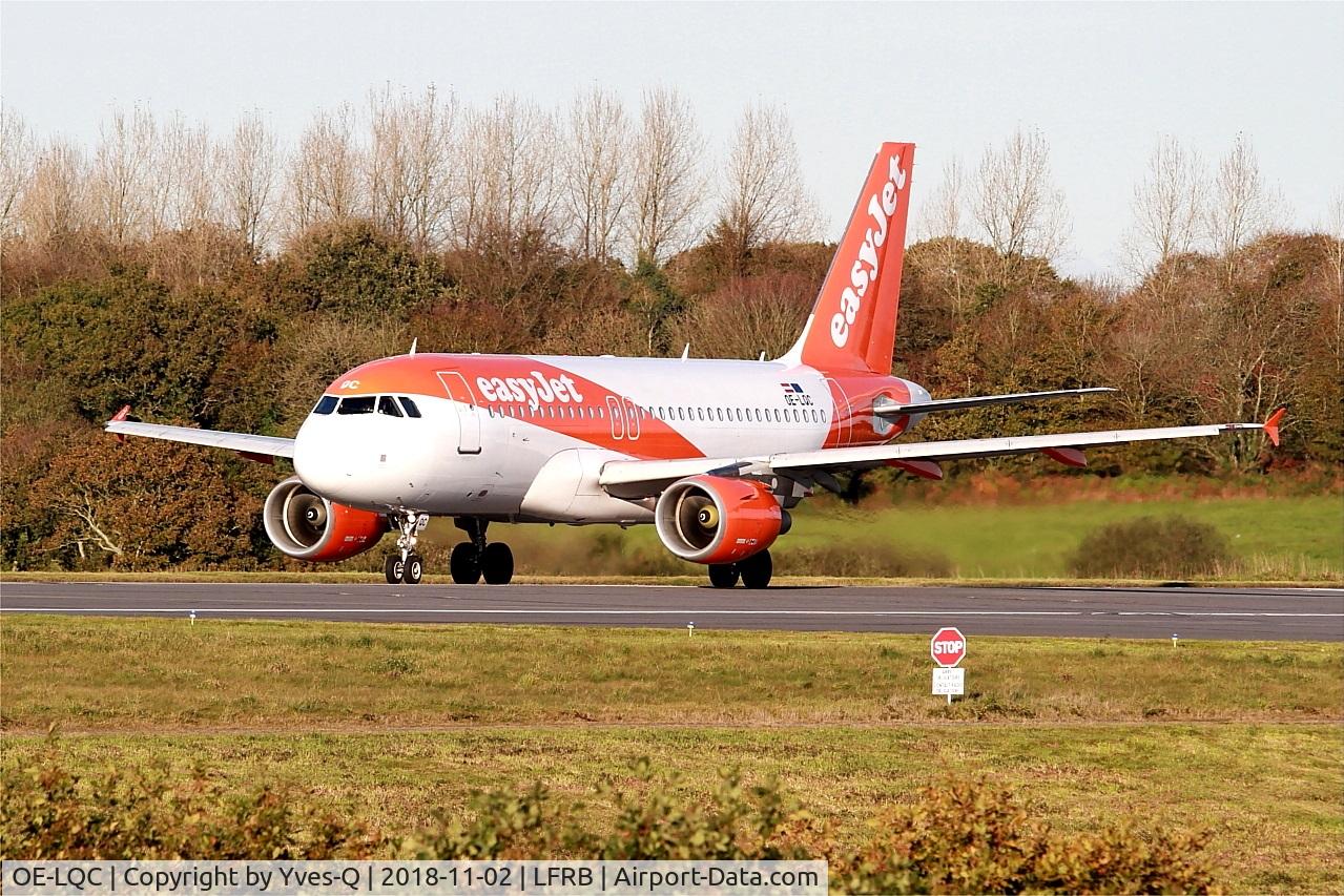 OE-LQC, 2009 Airbus A319-111 C/N 3788, Airbus A319-111, Ready to take off rwy 25L, Brest-Bretagne Airport (LFRB-BES)