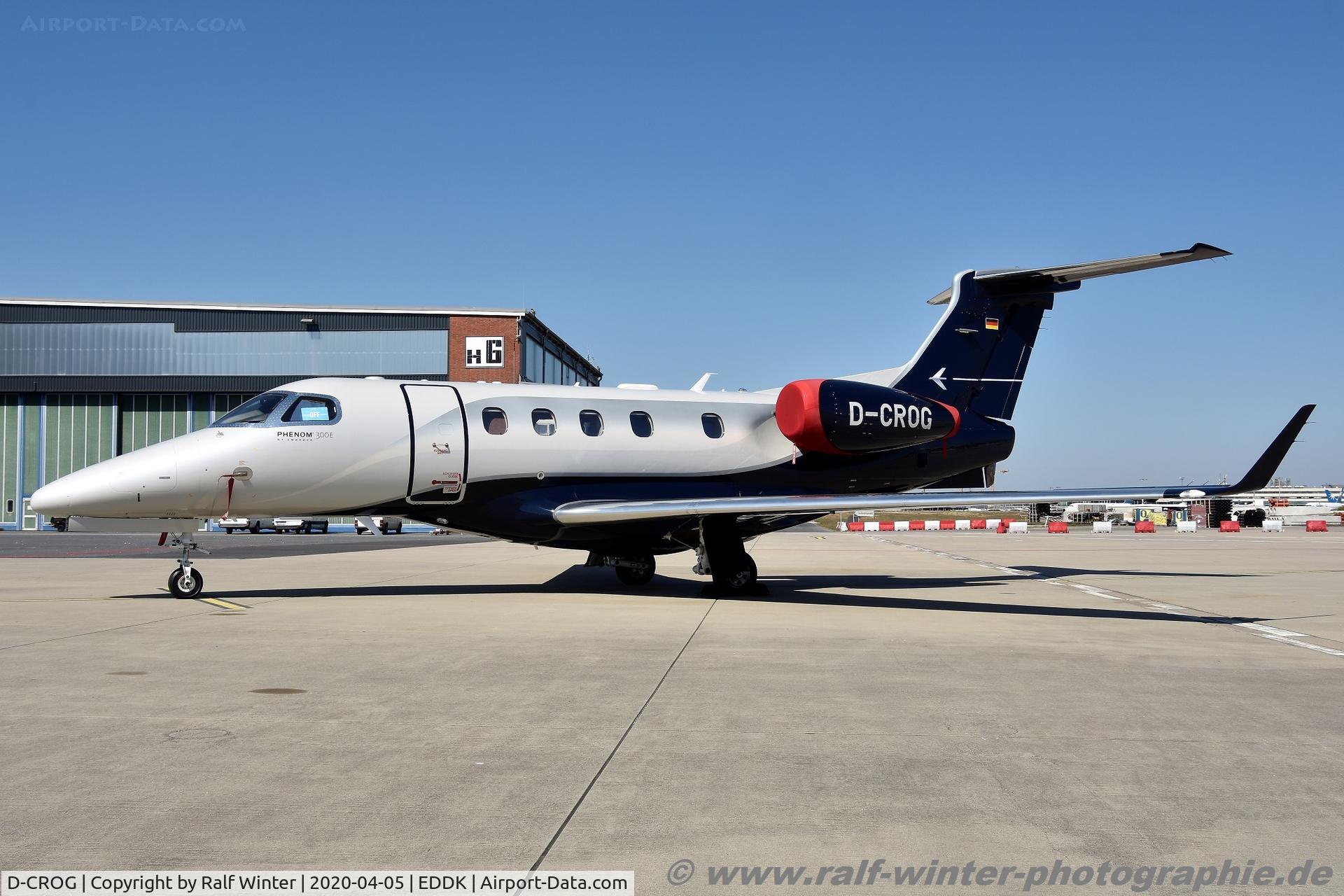 D-CROG, 2019 Embraer EMB-505 Phenom 300 C/N 50500511, Embraer EMB-505 Phenom 300 - AHO Air Hamburg - 50500511 - D-CROG - 05.04.2020 - CGN