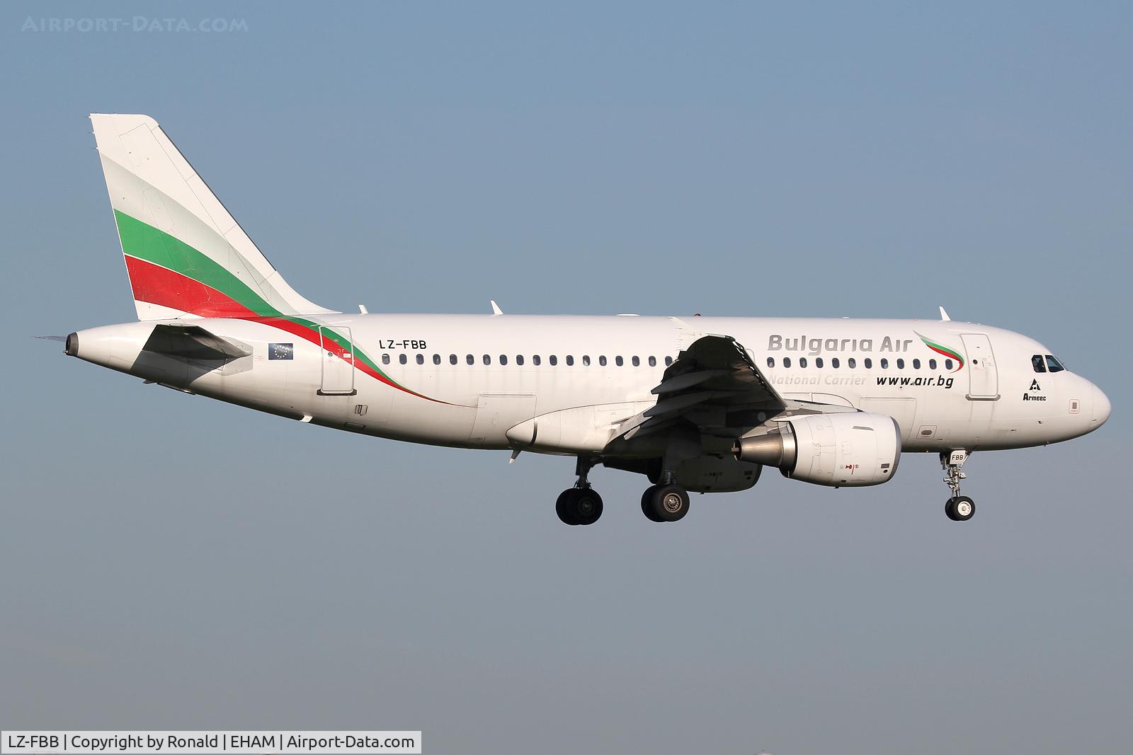 LZ-FBB, 2007 Airbus A319-112 C/N 3309, at spl
