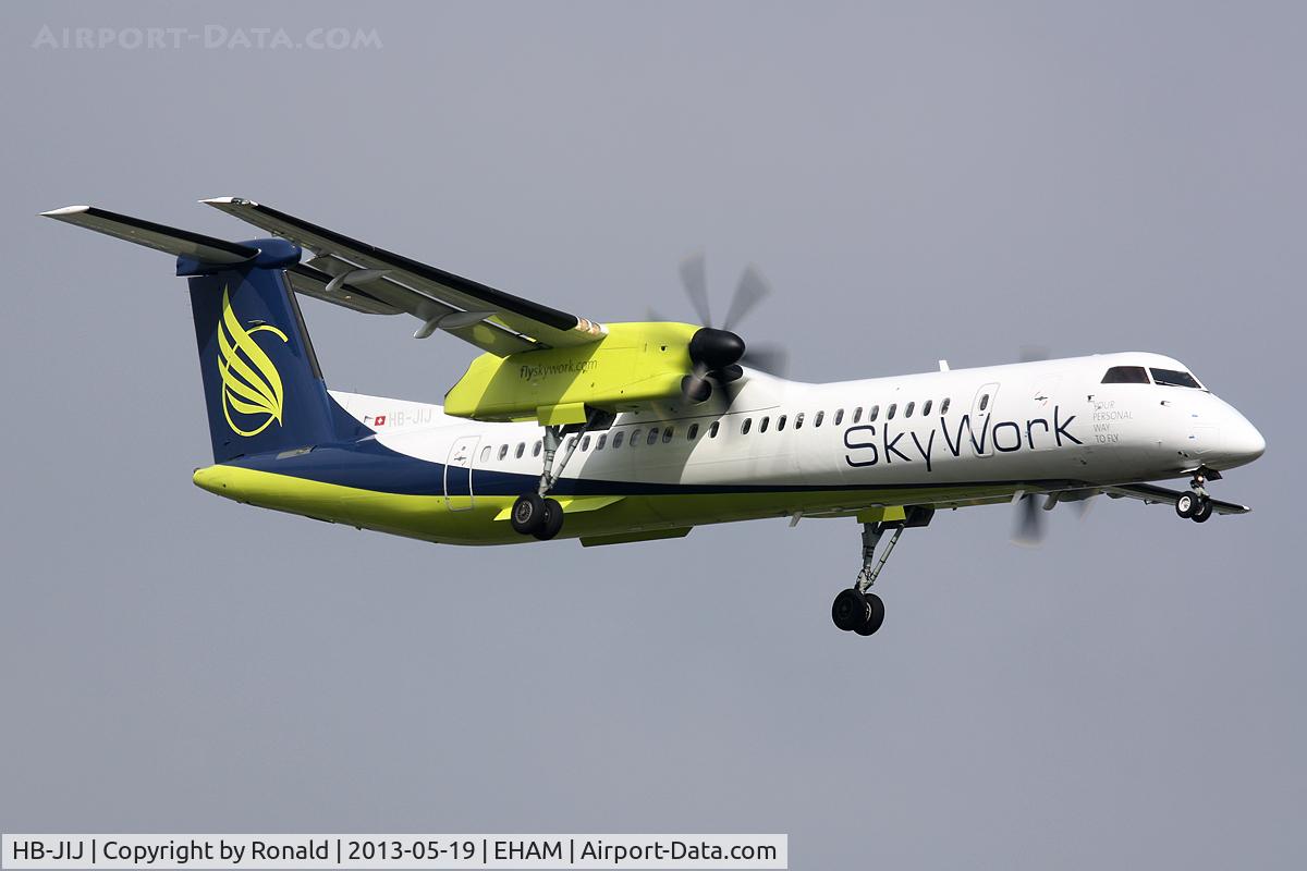 HB-JIJ, 2007 Bombardier DHC-8-402 Dash 8 C/N 4184, at spl