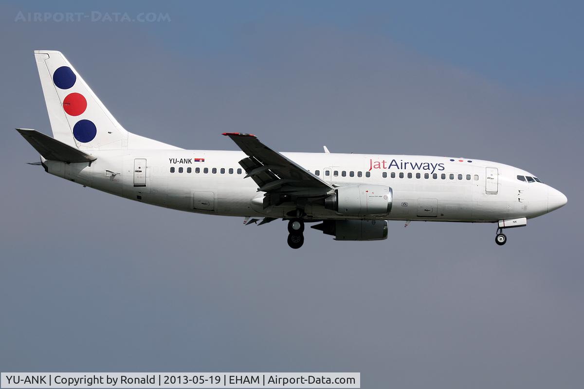 YU-ANK, 1986 Boeing 737-3H9 C/N 23715/1310, at spl