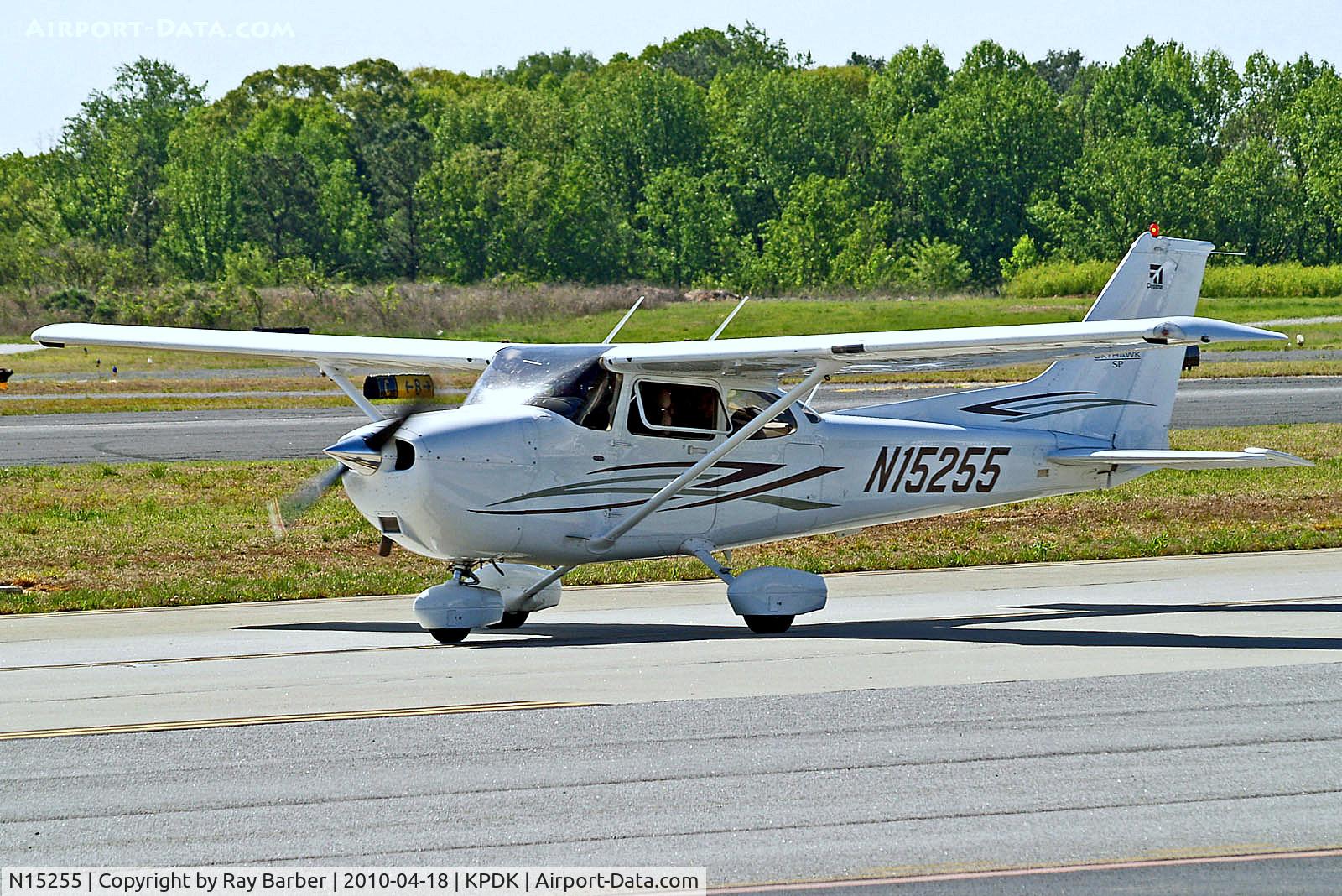 N15255, 2007 Cessna 172S C/N 172S10455, N15255   Cessna 172S Skyhawk SP [172S-10455] Atlanta-Dekalb Peachtree~N 18/04/2010
