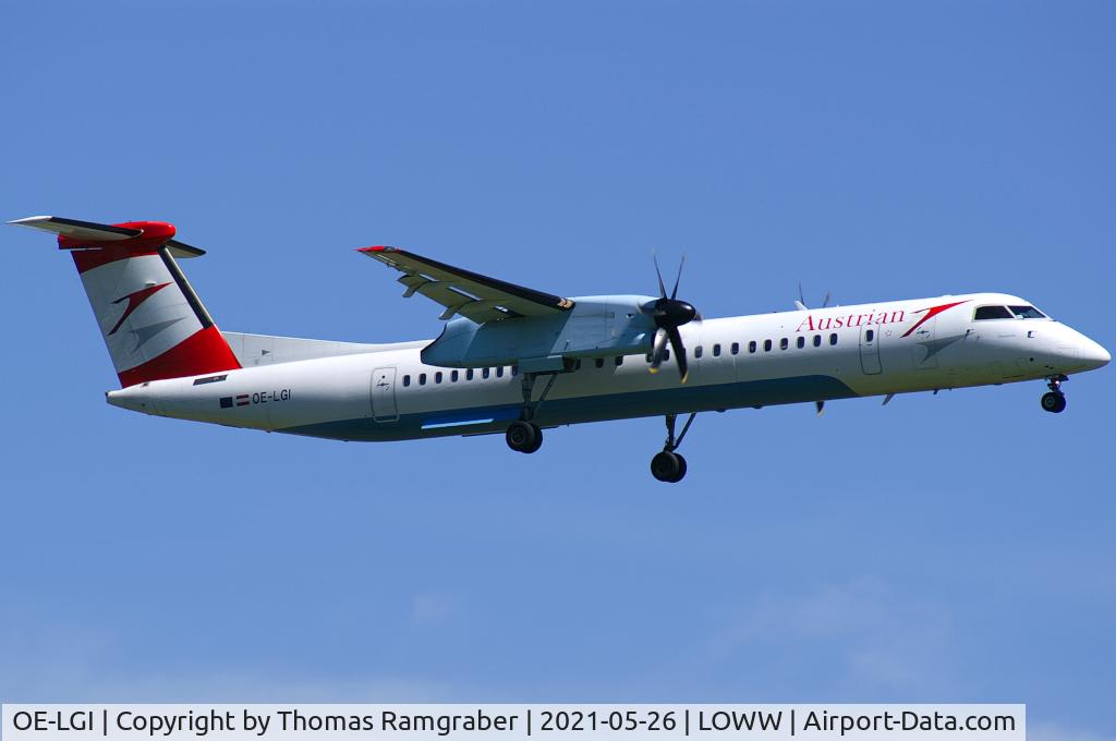 OE-LGI, 2004 De Havilland Canada DHC-8-402Q Dash 8 C/N 4100, Austrian Airlines De Havilland Canada Dash 8-402Q
