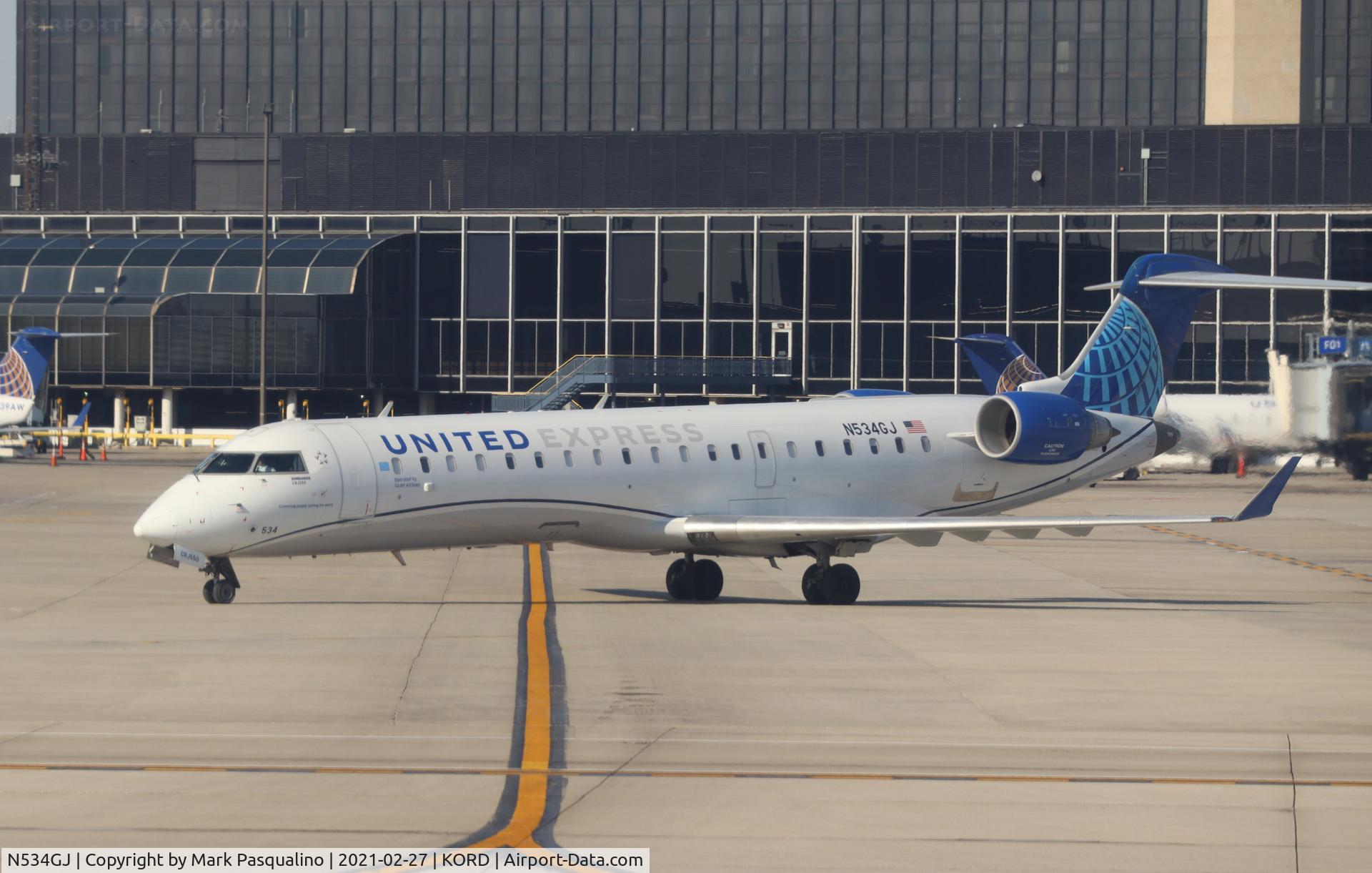N534GJ, 2005 Bombardier CRJ-702 (CL-600-2C10) Regional Jet C/N 10225, CL-600-2C10