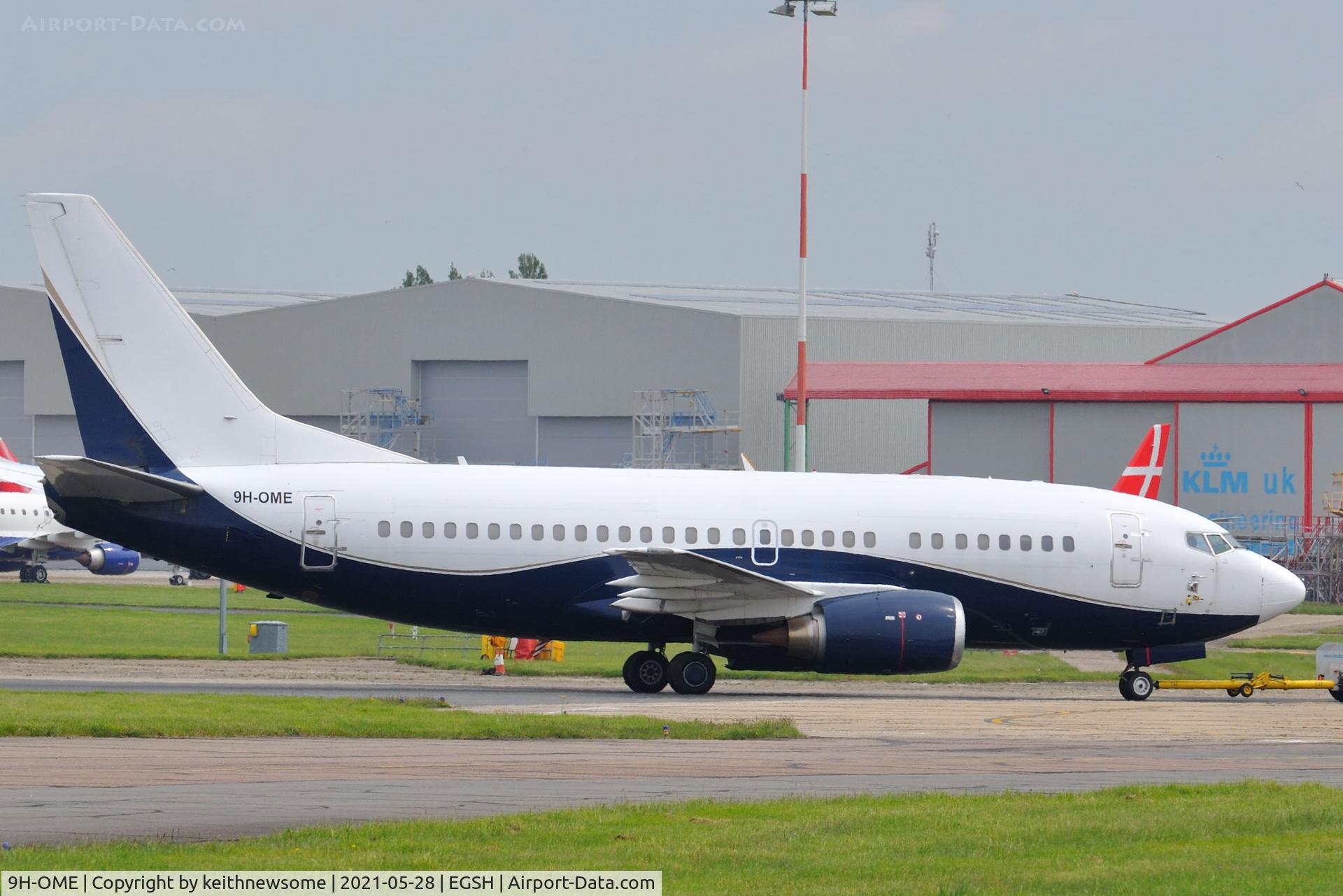 9H-OME, 1991 Boeing 737-505 C/N 24274, Storage movement.