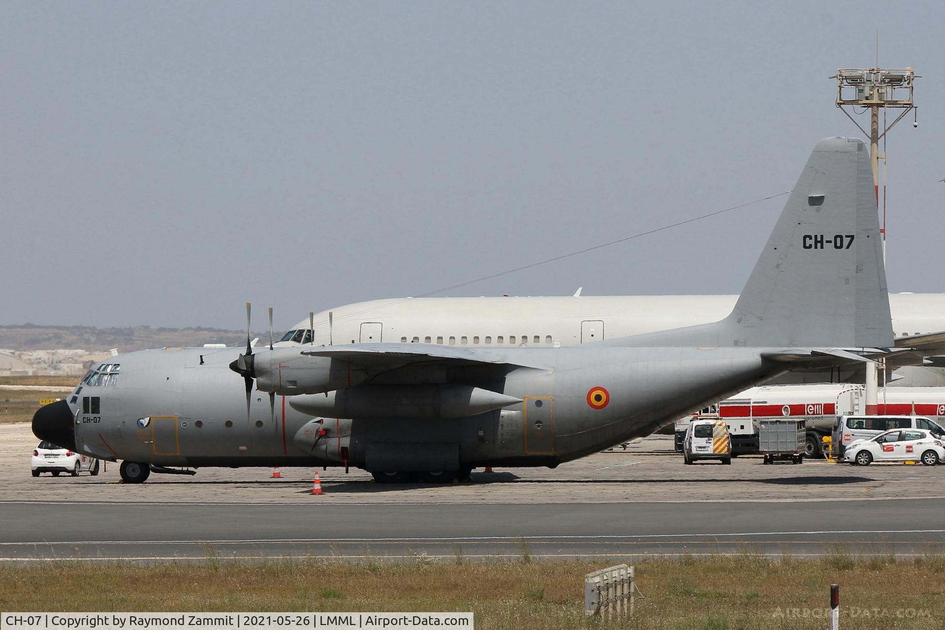 CH-07, 1971 Lockheed C-130H Hercules C/N 382-4476, Lockheed C-130H Hercules CH-07 Belgian Air Force