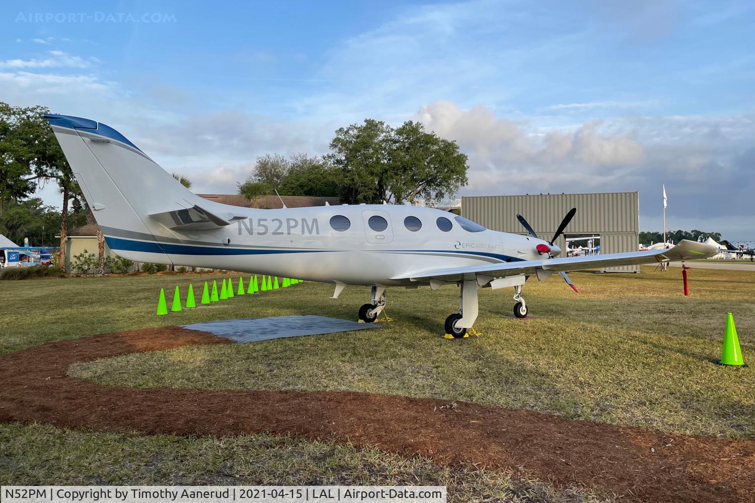N52PM, 2020 Epic Aircraft E1000 C/N K008, 2020 Epic Aircraft E1000, c/n: K008, Sun n Fun 2021