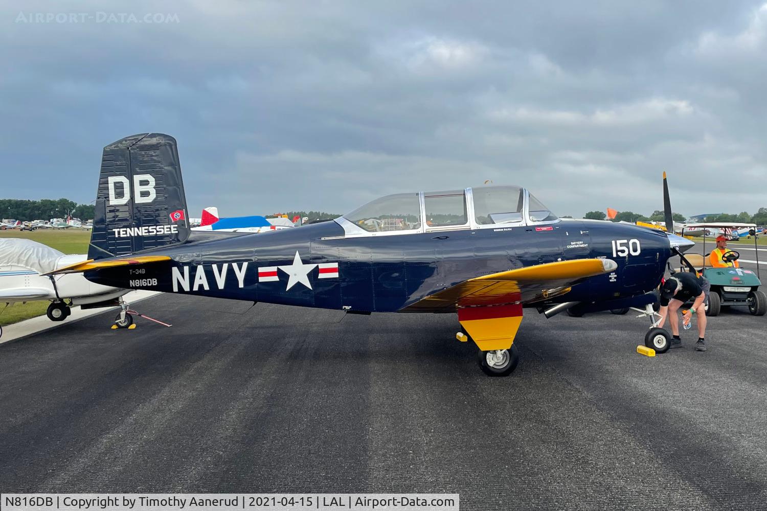 N816DB, 1956 Beech D-45 Mentor C/N BG-150, 1956 Beech D-45, c/n: BG-150, Sun n Fun 2021