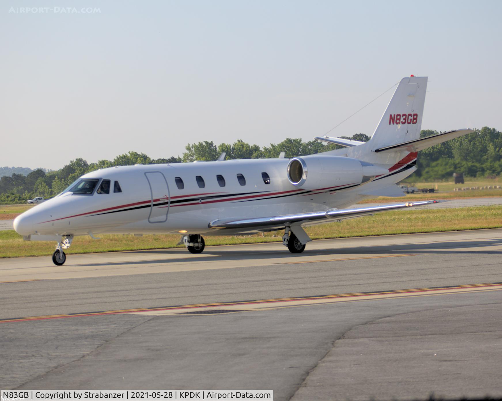 N83GB, 2008 Cessna 560XL Citation XLS C/N 560-5756, Taxiing in after arriving from Columbus Metropolitan (KCSG)