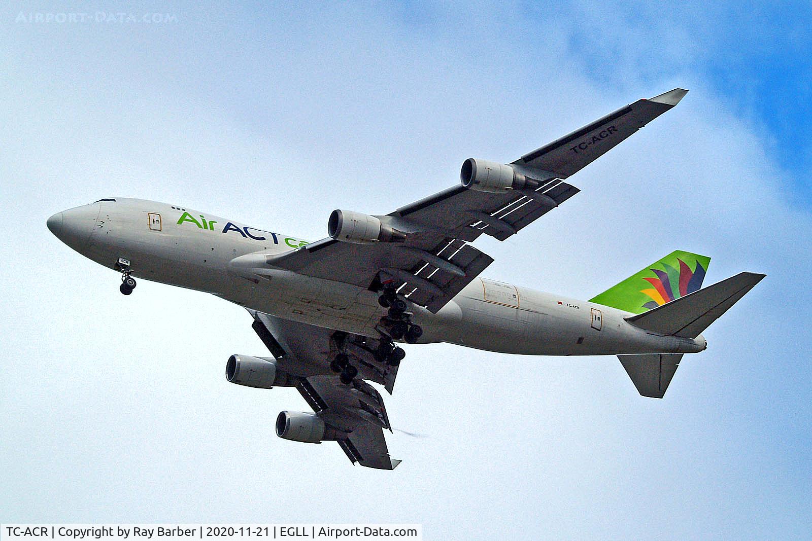 TC-ACR, 2002 Boeing 747-428ERF C/N 32866, TC-ACR   Boeing 747-428ERF [32866] (ACT Airlines) Home~G 21/11/2020