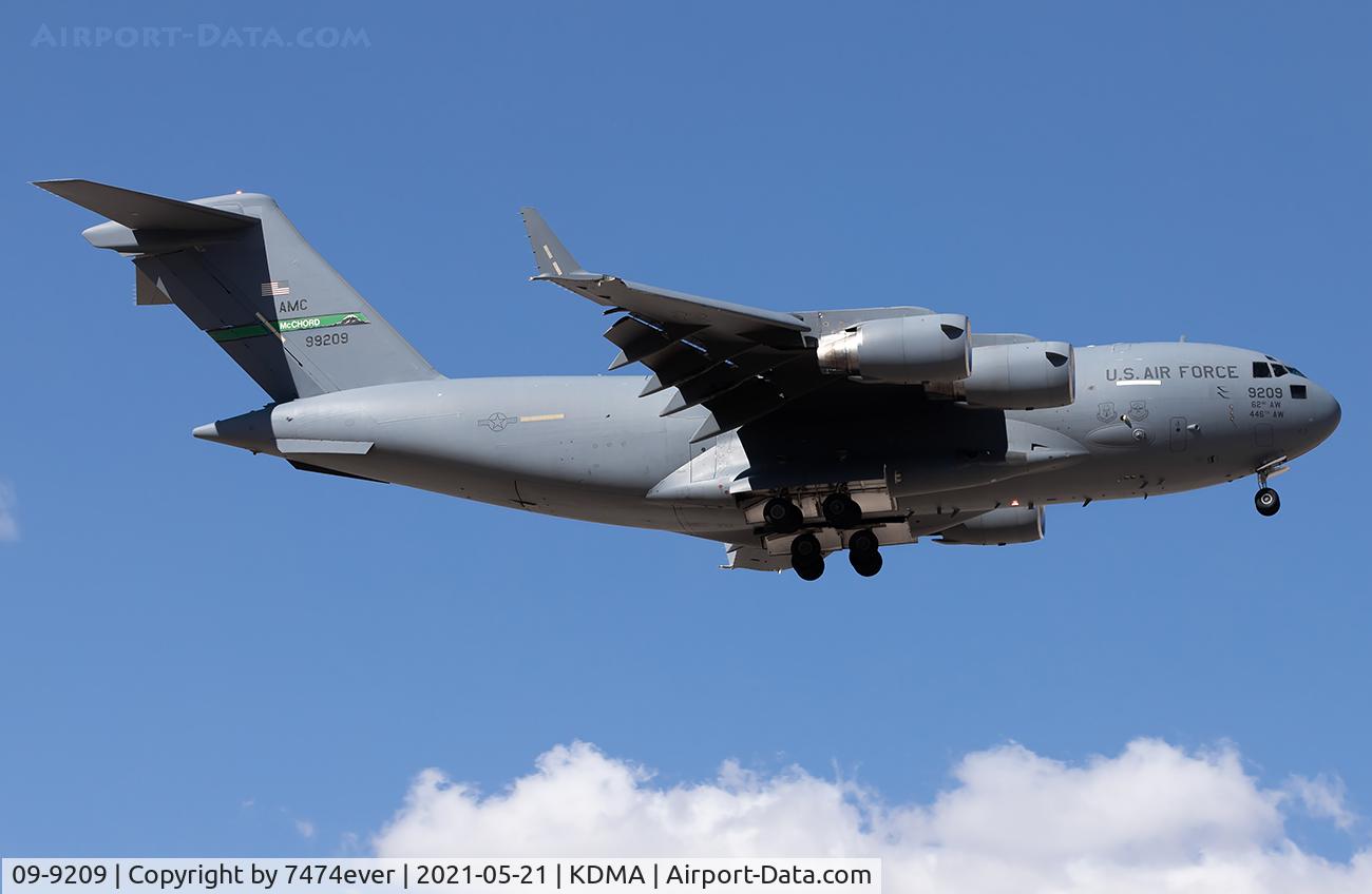 09-9209, 2009 Boeing C-17A Globemaster III C/N P-209, RCH875