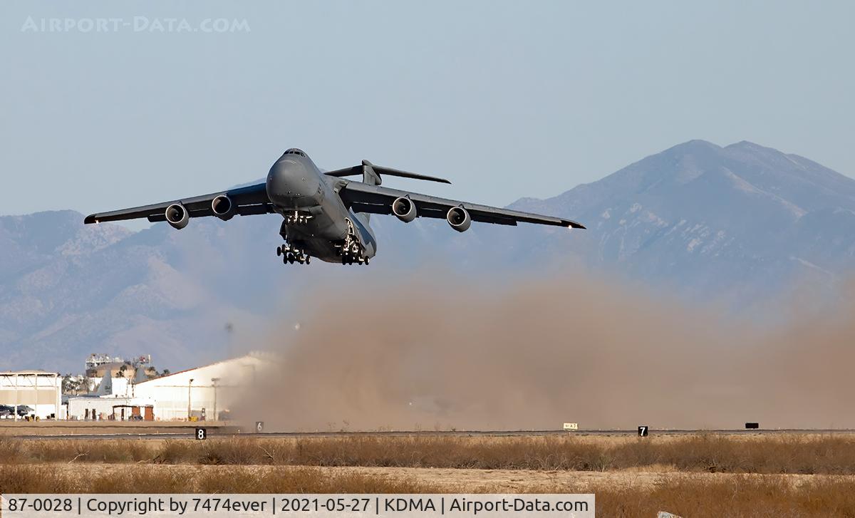 87-0028, 1987 Lockheed C-5B Galaxy C/N 500-0114, RCH696