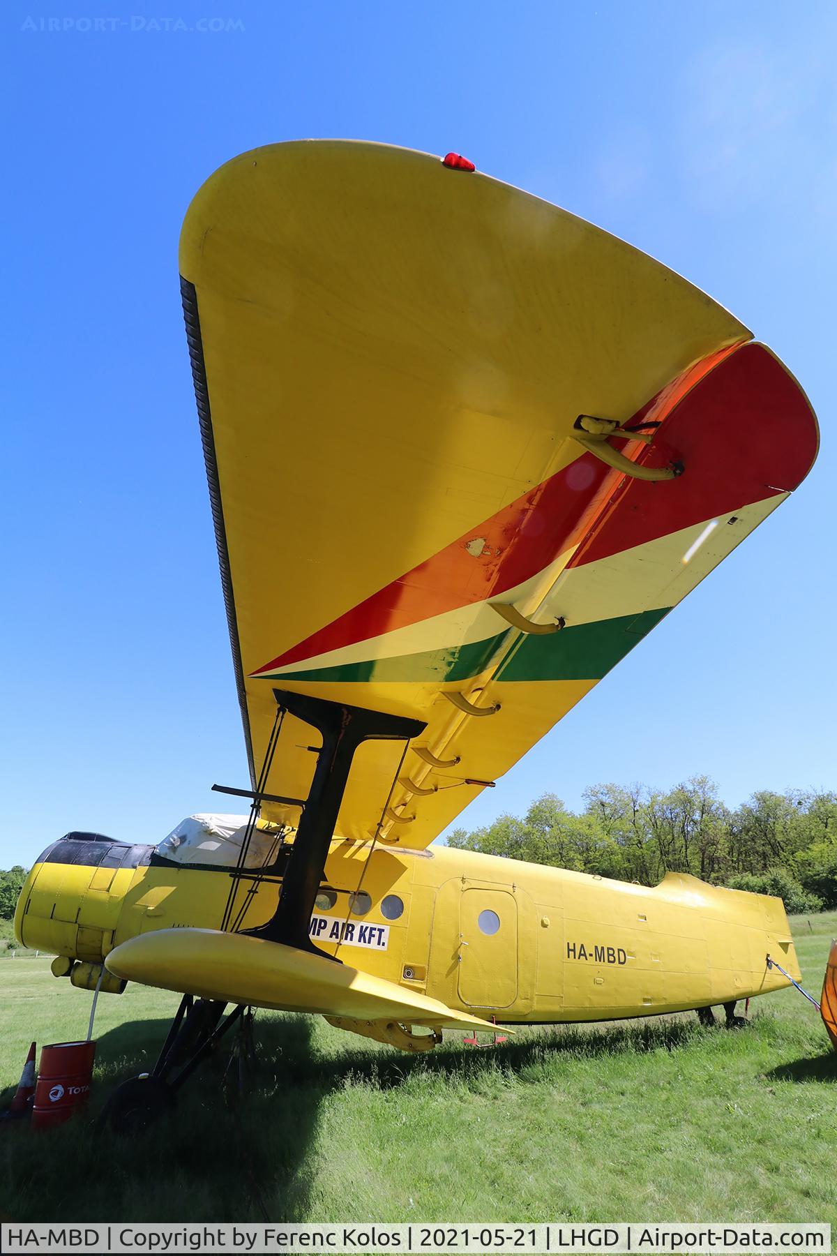 HA-MBD, 1975 PZL-Mielec An-2R C/N 1G161-09, lhgd