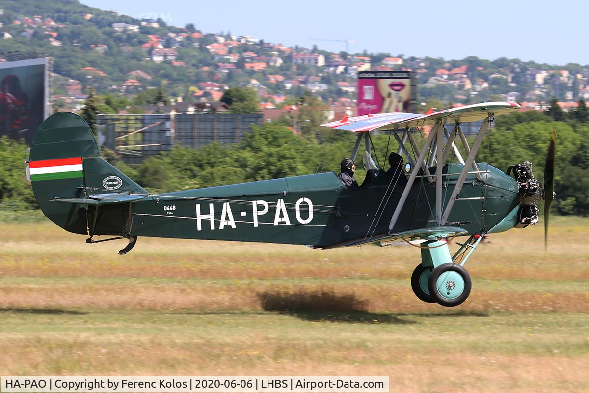 HA-PAO, 1954 PZL-Okecie CSS-13 (Polikarpov Po-2) C/N 0448, lhbs