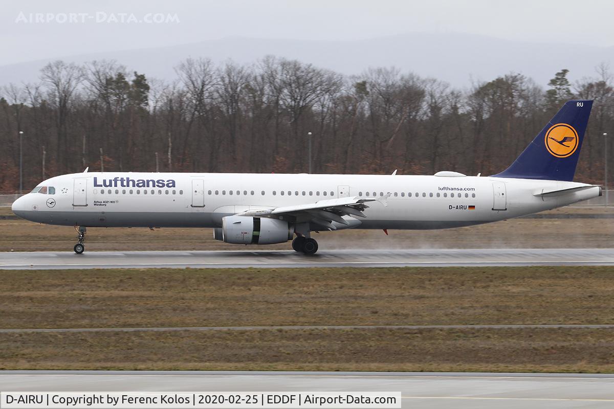 D-AIRU, 1997 Airbus A321-131 C/N 692, eddf