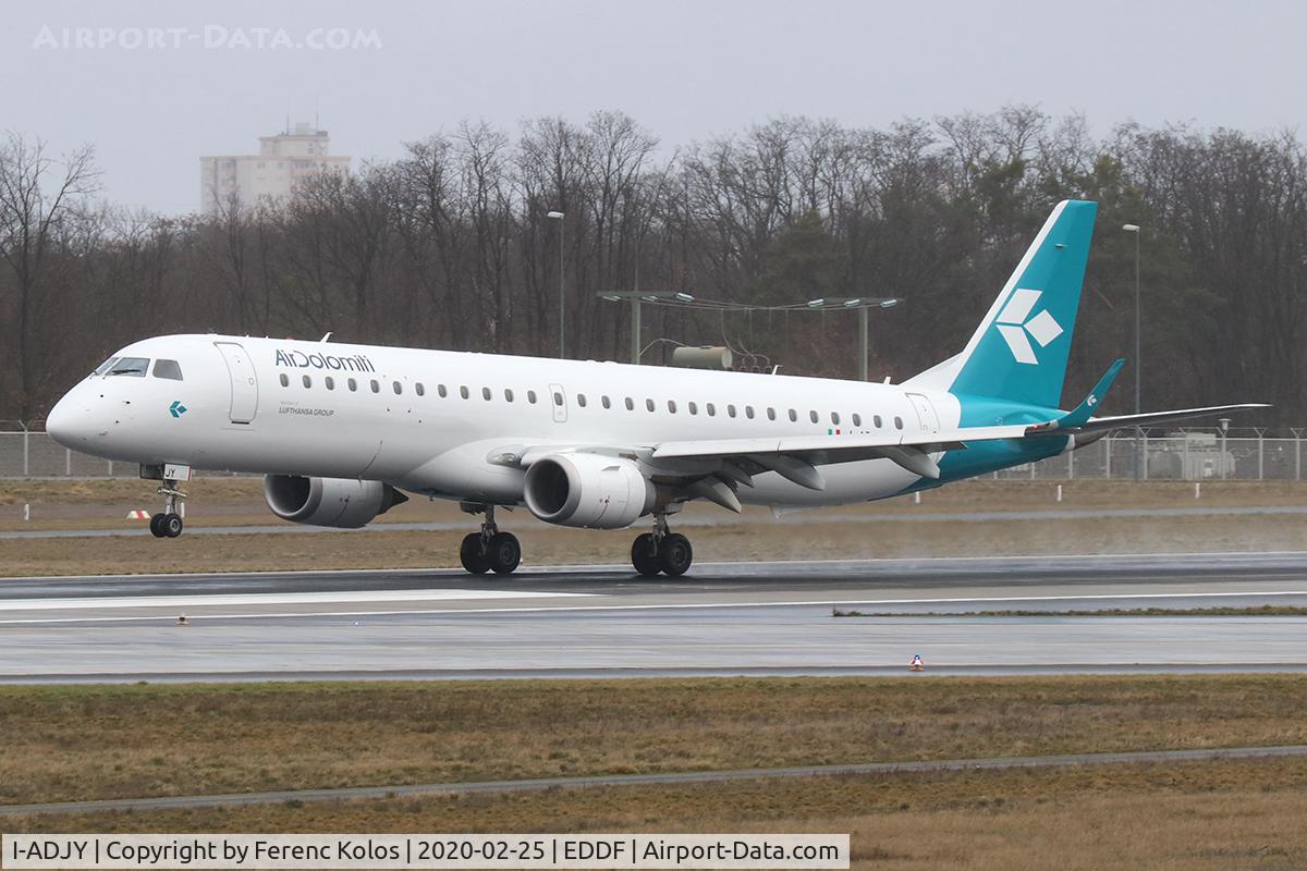I-ADJY, 2009 Embraer 195LR (ERJ-190-200LR) C/N 19000300, eddf