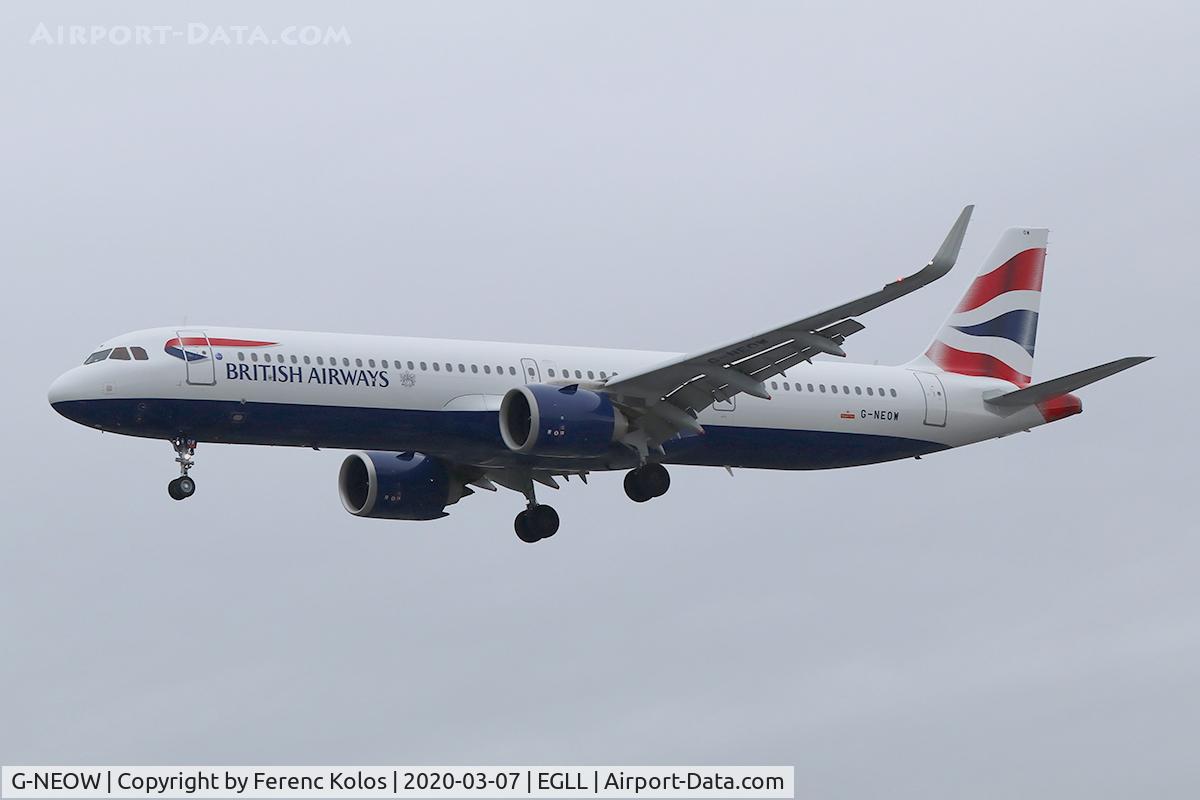 G-NEOW, 2019 Airbus A321-251NX C/N 8984, egll