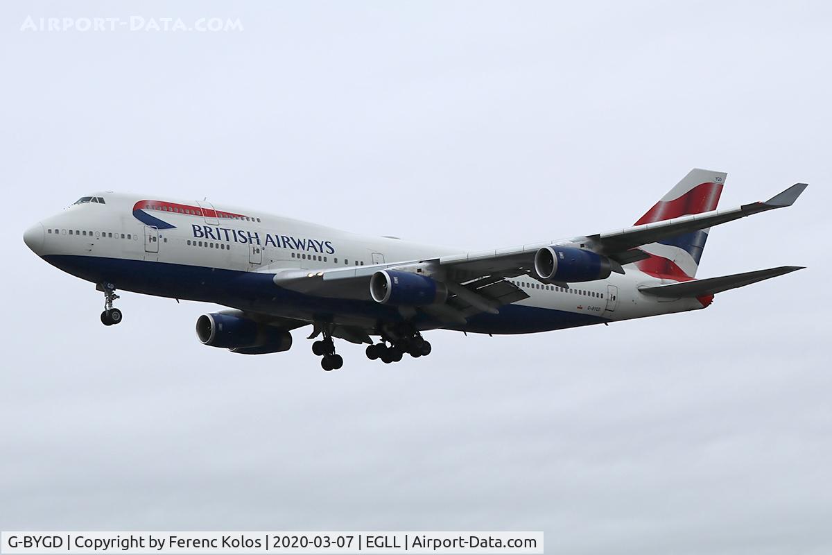 G-BYGD, 1999 Boeing 747-436 C/N 28857, egll