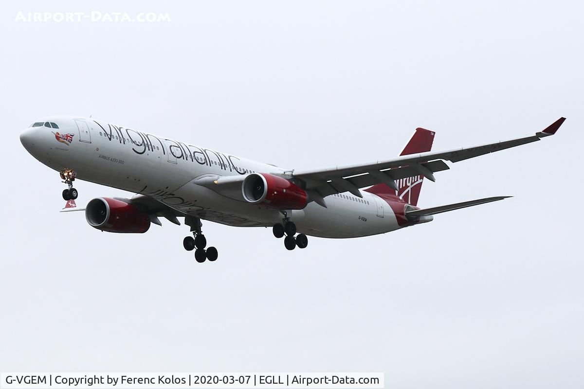 G-VGEM, 2011 Airbus A330-343X C/N 1215, egll