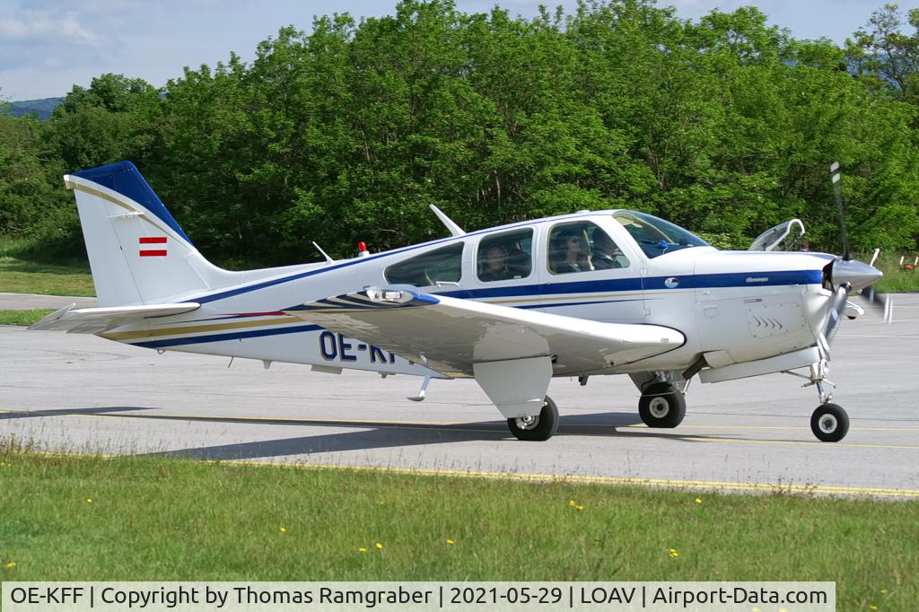 OE-KFF, 1980 Beech F33A Bonanza C/N CE-896, private Beech F33A Bonanza