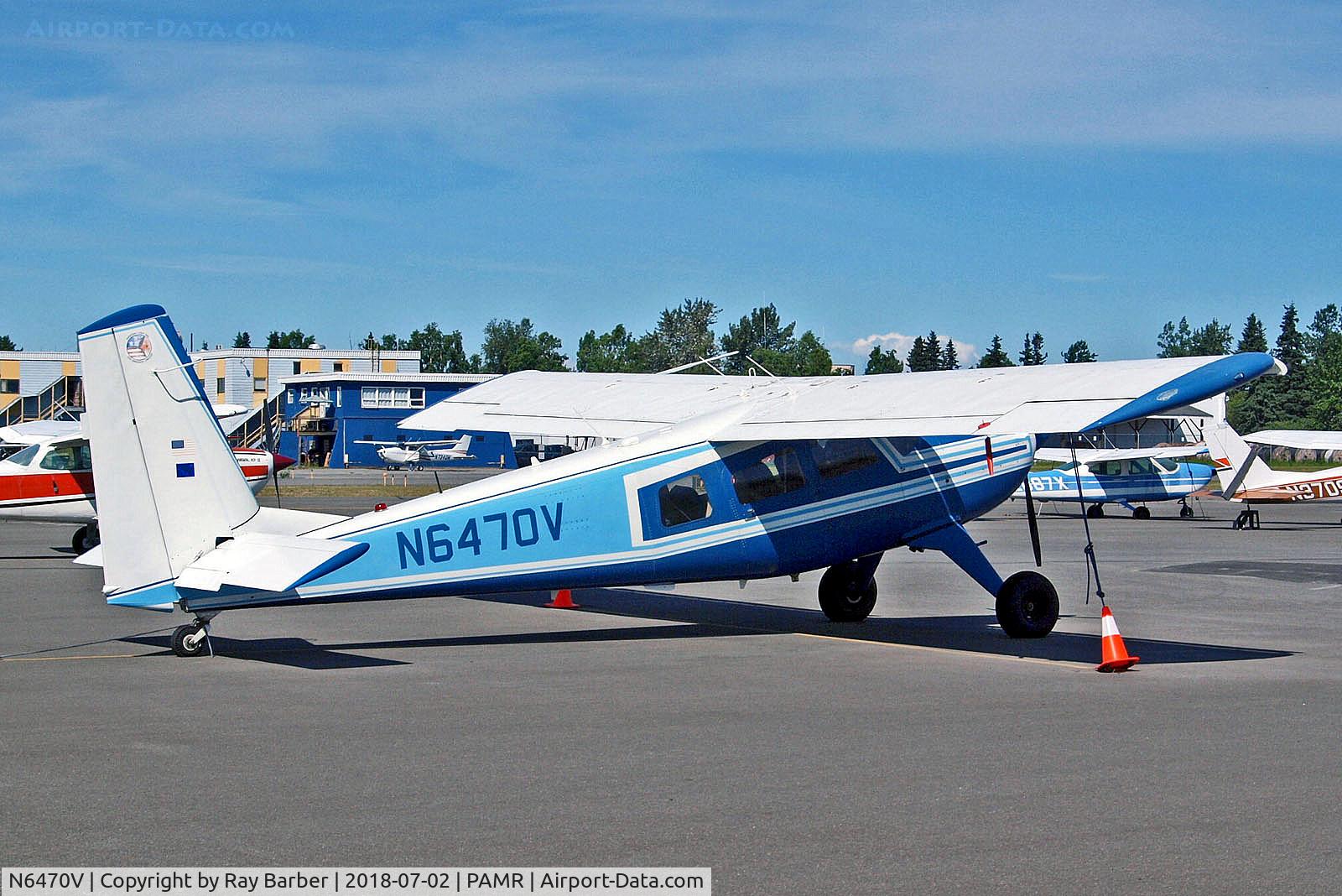 N6470V, 1970 Helio H-295-1400 Super Courier C/N 1421, N6470V   Helio H.295 Super Courier [1421] Anchorage-Merrill Field~N 02/07/2018