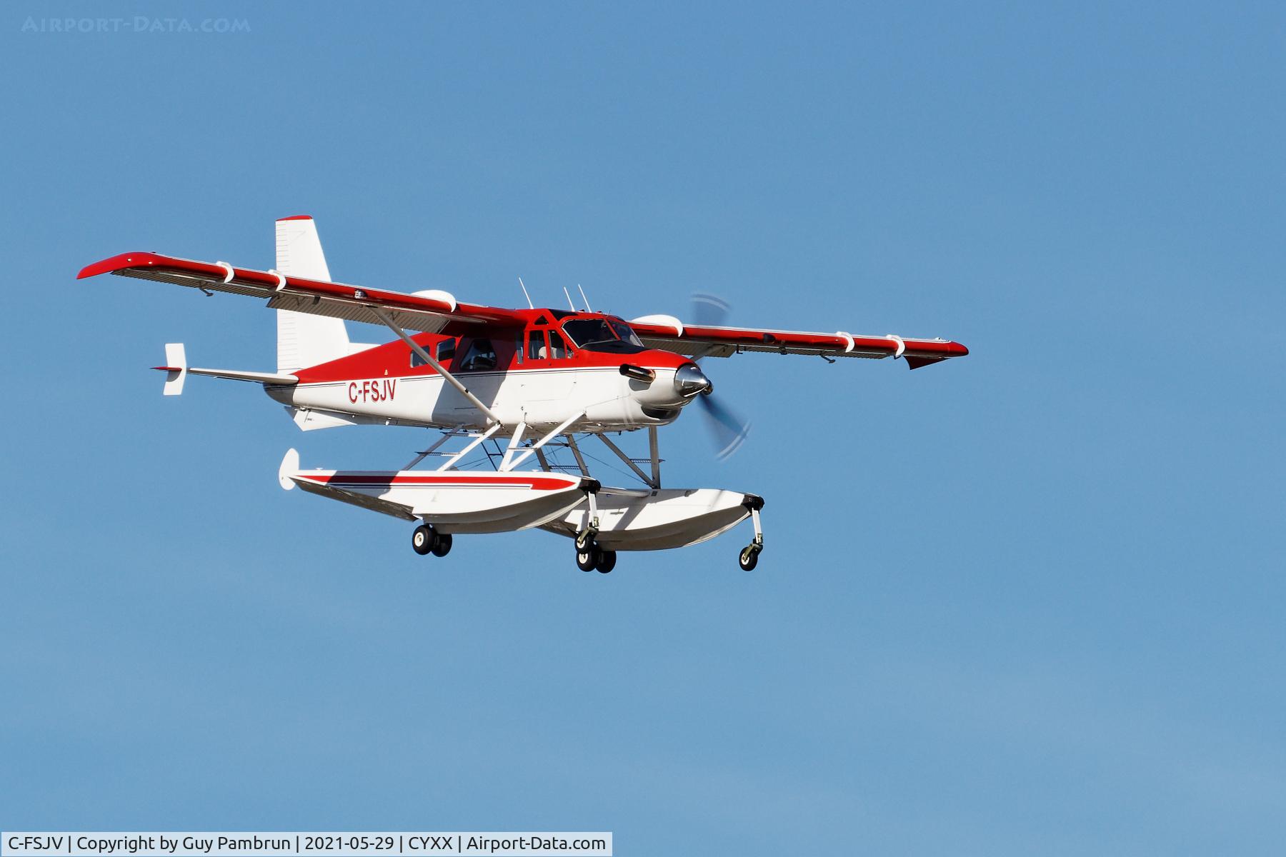 C-FSJV, 1966 De Havilland Canada DHC-2 Beaver MK III C/N 1646 TB25, Landing on 19