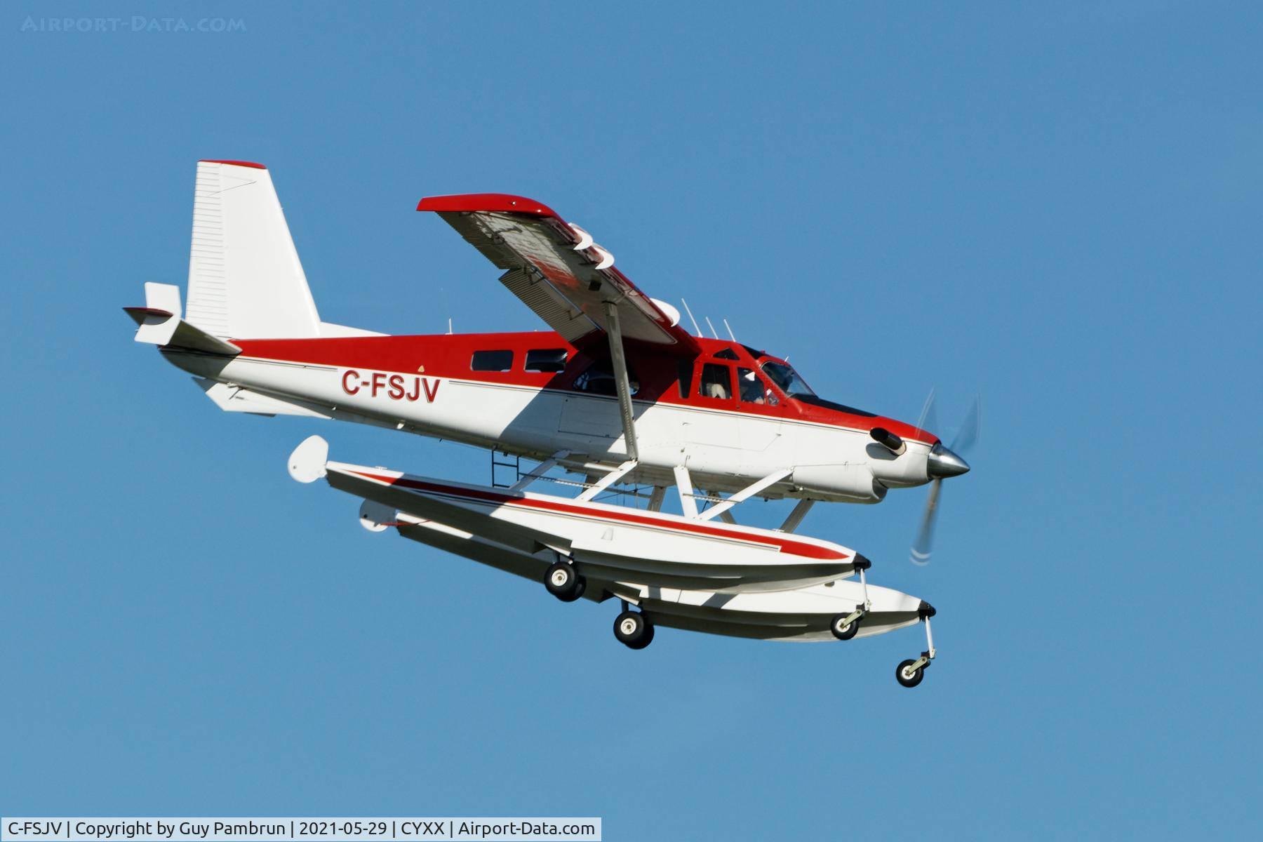 C-FSJV, 1966 De Havilland Canada DHC-2 Beaver MK III C/N 1646 TB25, Landing on 19
