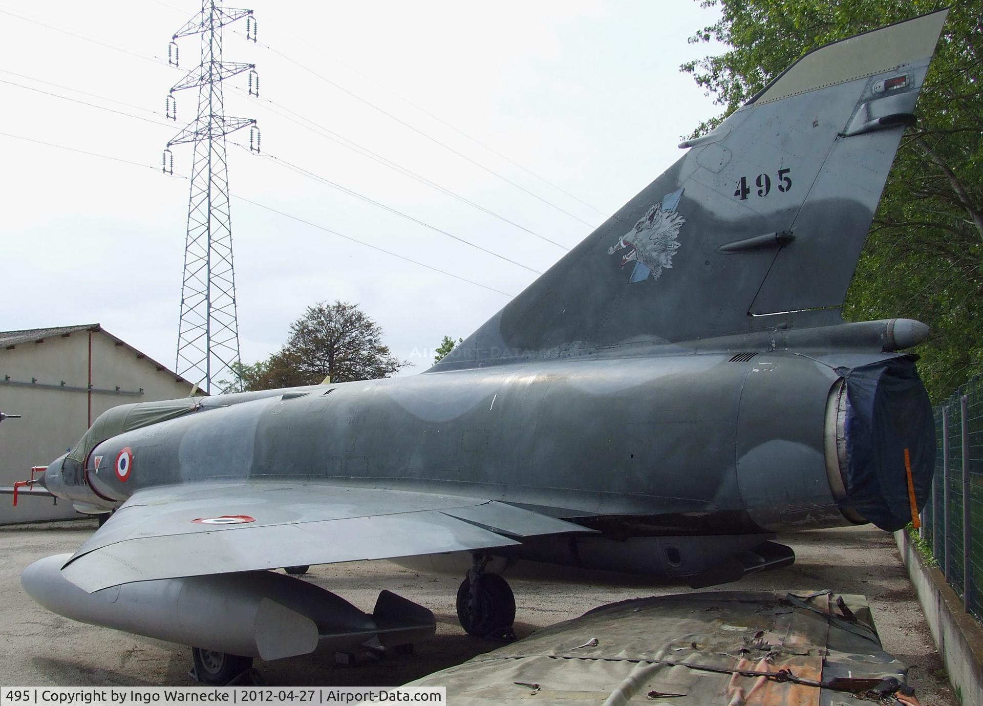 495, Dassault Mirage IIIE C/N 495, Dassault Mirage III E at the Musee Aeronautique, Orange