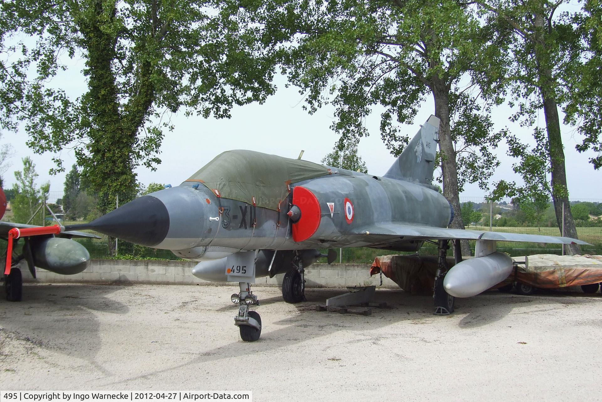 495, Dassault Mirage IIIE C/N 495, Dassault Mirage III E at the Musee Aeronautique, Orange