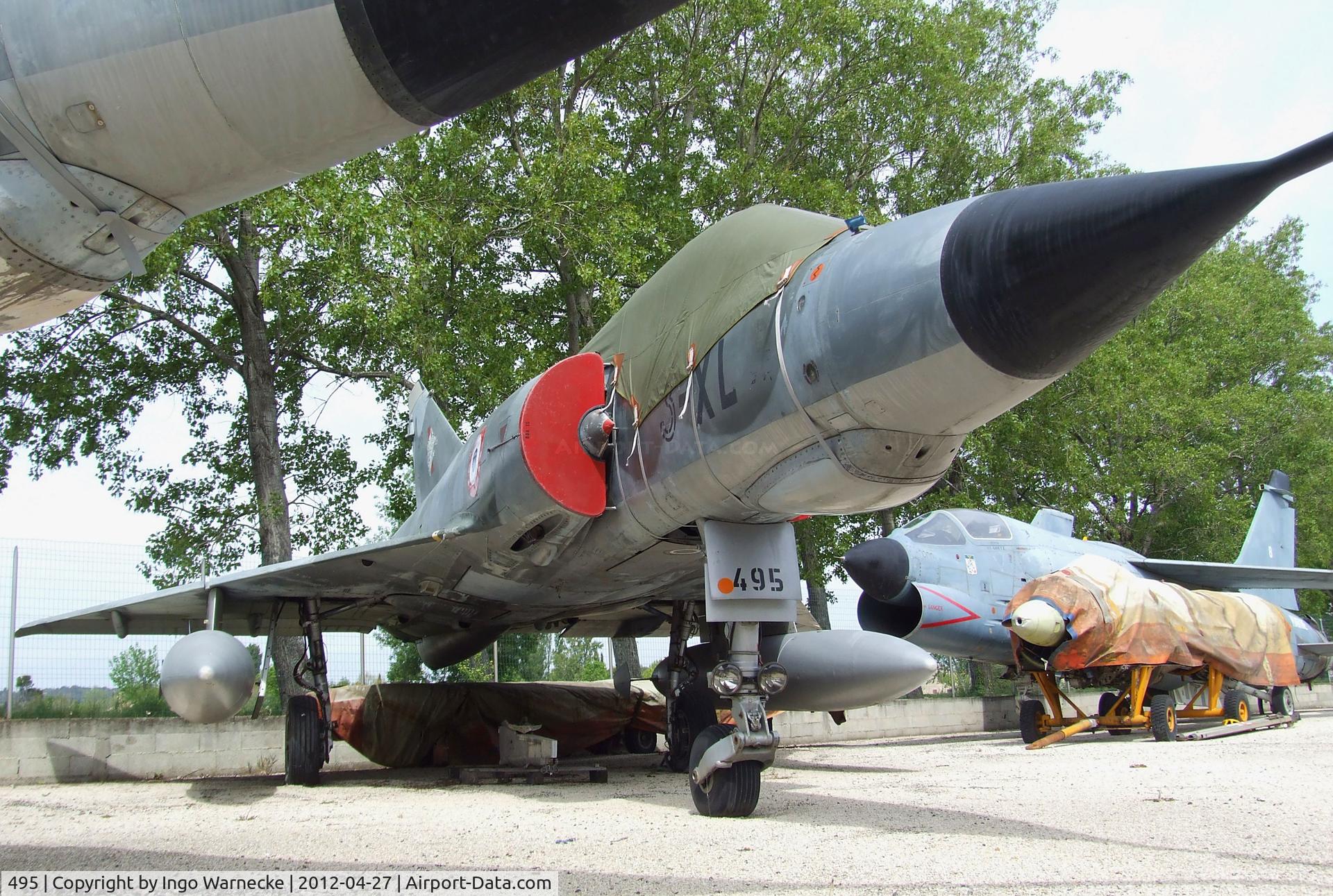 495, Dassault Mirage IIIE C/N 495, Dassault Mirage III E at the Musee Aeronautique, Orange