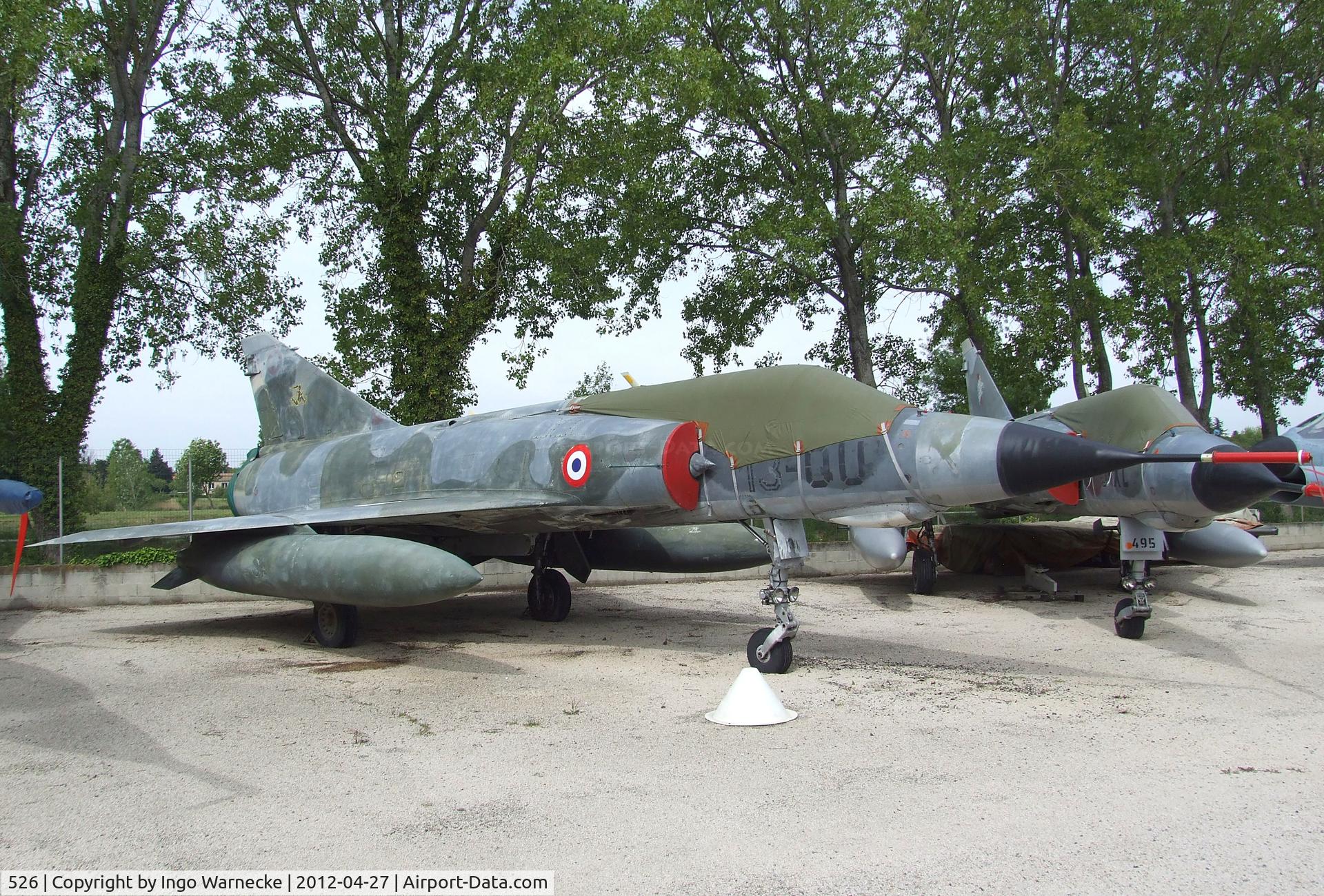 526, Dassault Mirage IIIE C/N 526, Dassault Mirage III E at the Musee Aeronautique, Orange