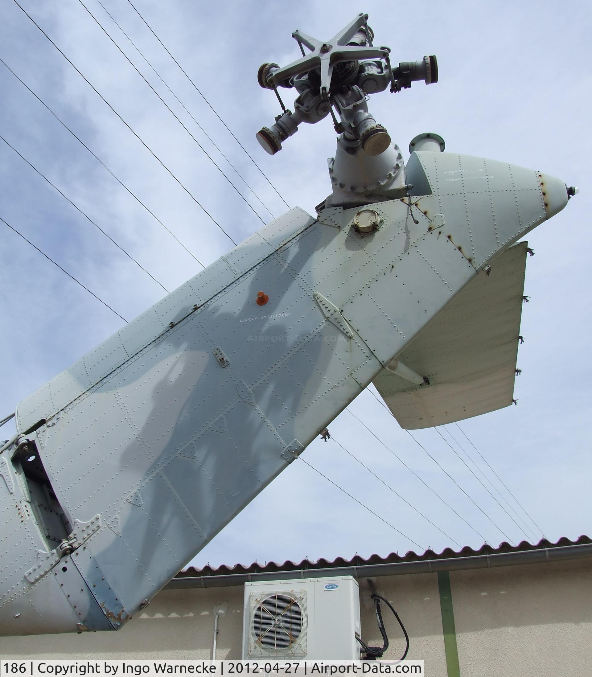 186, Aerospatiale SA-321G Super Frelon C/N 186, Sud Aviation (Aerospatiale) SA.321G Super Frelon (minus rotors and sponsons/main undercarriage) at the Musee Aeronautique, Orange