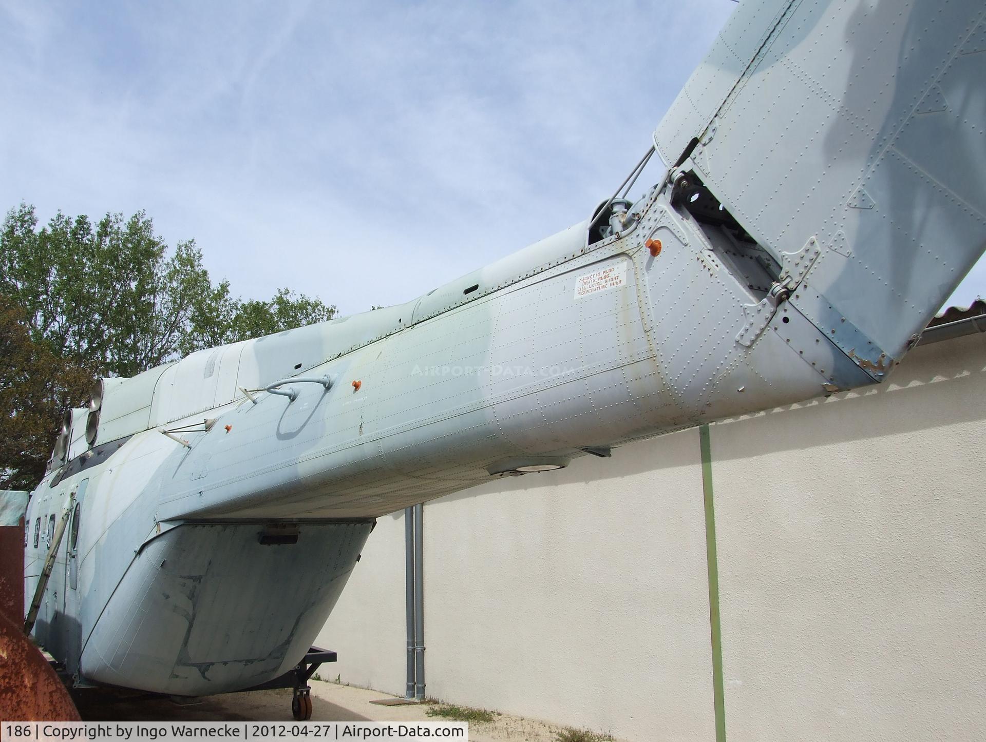 186, Aerospatiale SA-321G Super Frelon C/N 186, Sud Aviation (Aerospatiale) SA.321G Super Frelon (minus rotors and sponsons/main undercarriage) at the Musee Aeronautique, Orange