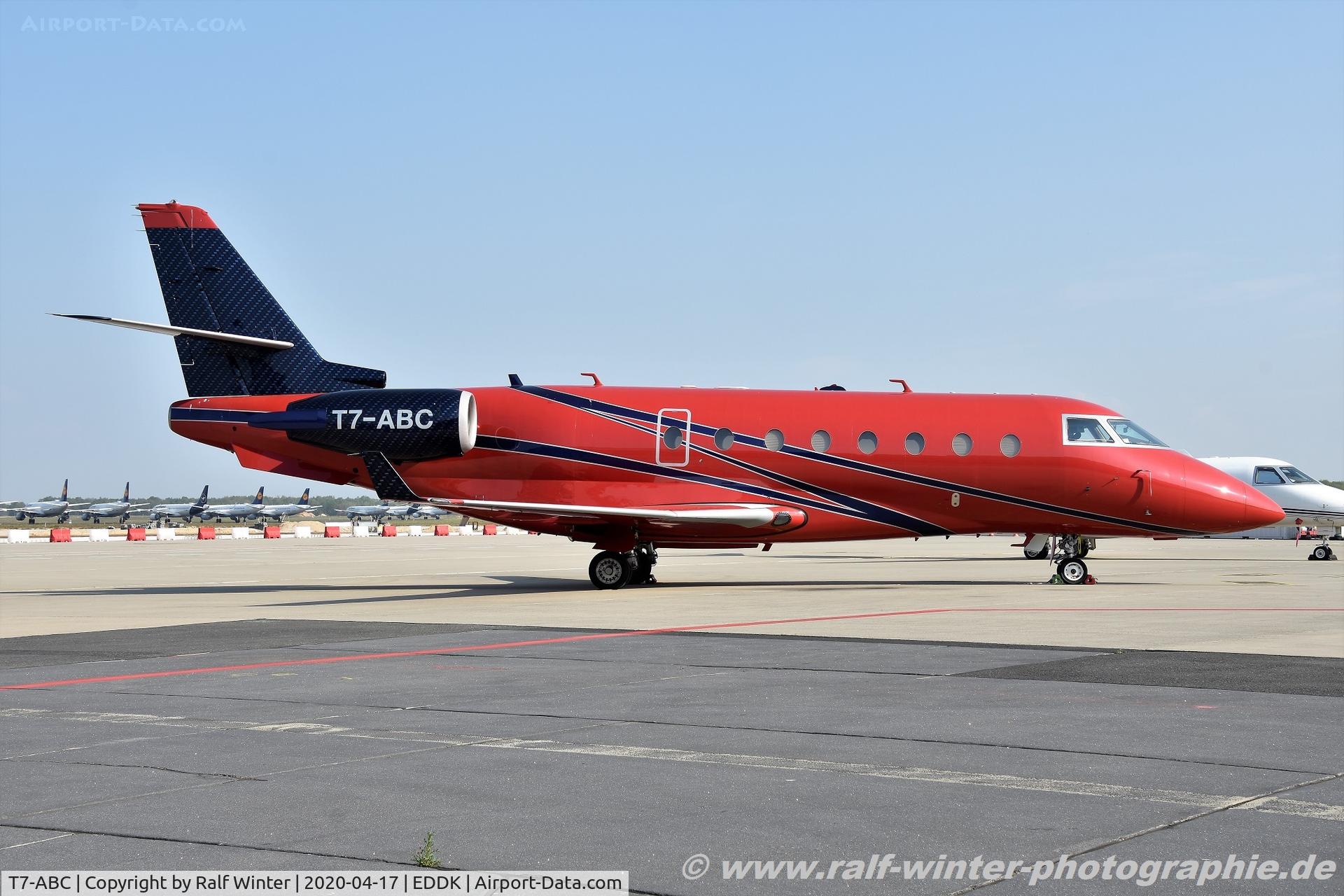 T7-ABC, 2008 Israel Aerospace Industries G200 C/N 203, Israel Aerospace Industries G-200 - Jet 4U - 203 - T7-ABC - 17.04.2020 - CGN