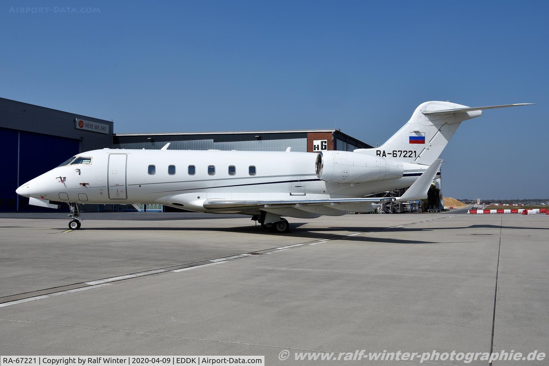 RA-67221, 2008 Bombardier Challenger 300 (BD-100-1A10) C/N 20235, Bombardier BD-100-1A10 Challenger 300 - U9 TAK Tatarstan Air - 20235 - RA-67221 - 09.04.2020 - CGN