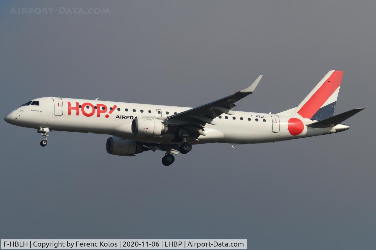 F-HBLH, 2009 Embraer 190LR (ERJ-190-100LR) C/N 19000266, lhbp