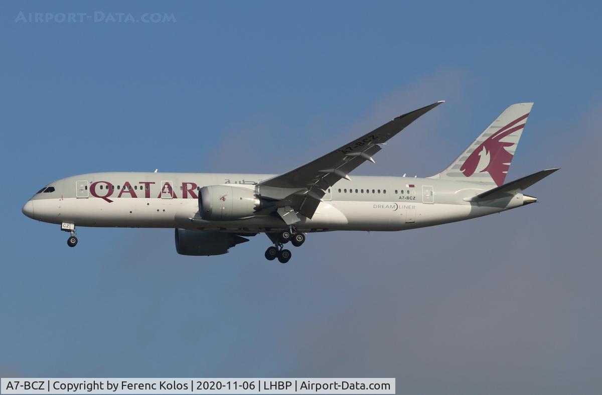 A7-BCZ, 2015 Boeing 787-8 Dreamliner Dreamliner C/N 38344, lhbp