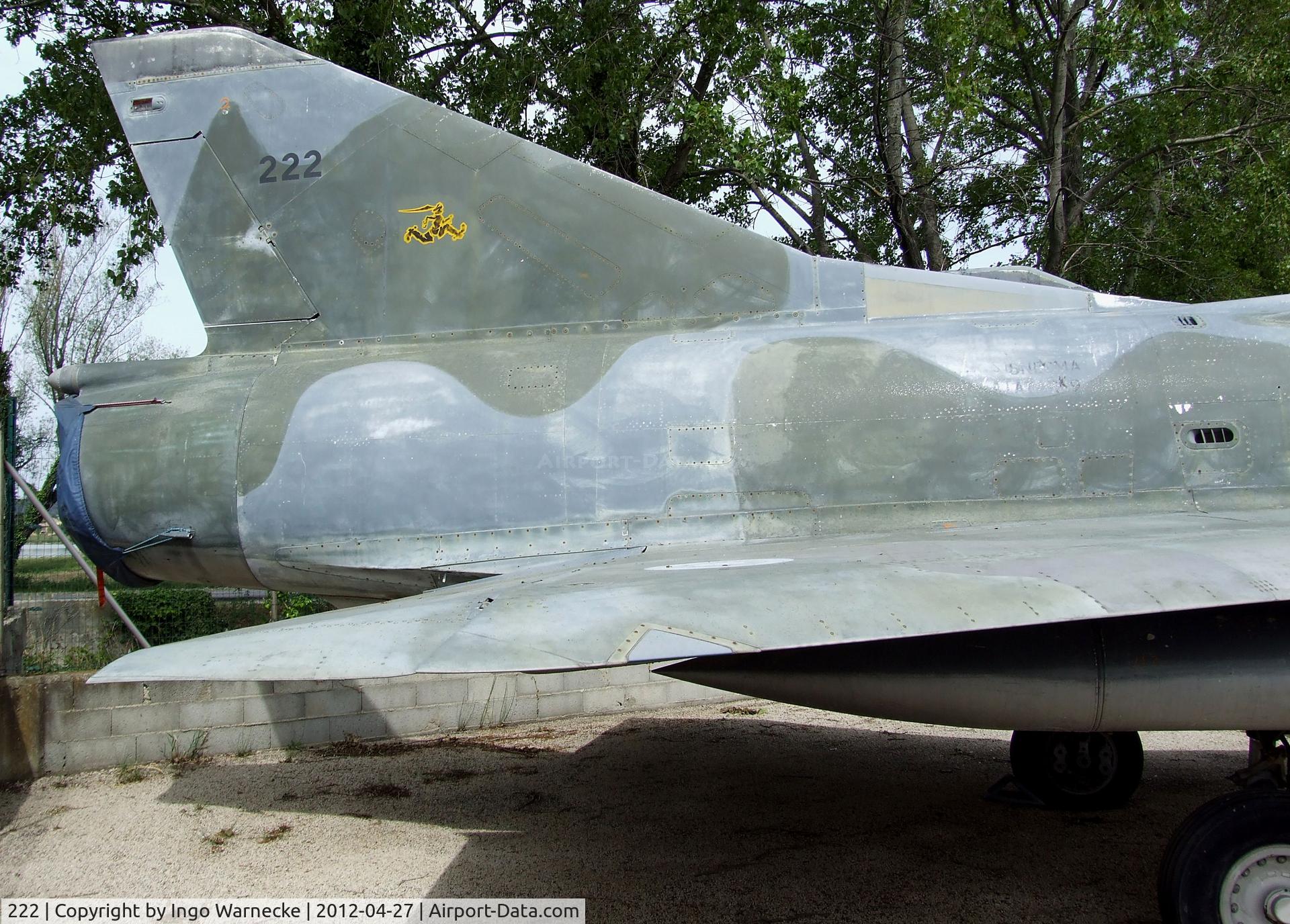 222, Dassault Mirage IIIB C/N 222, Dassault Mirage III B at the Musee Aeronautique, Orange