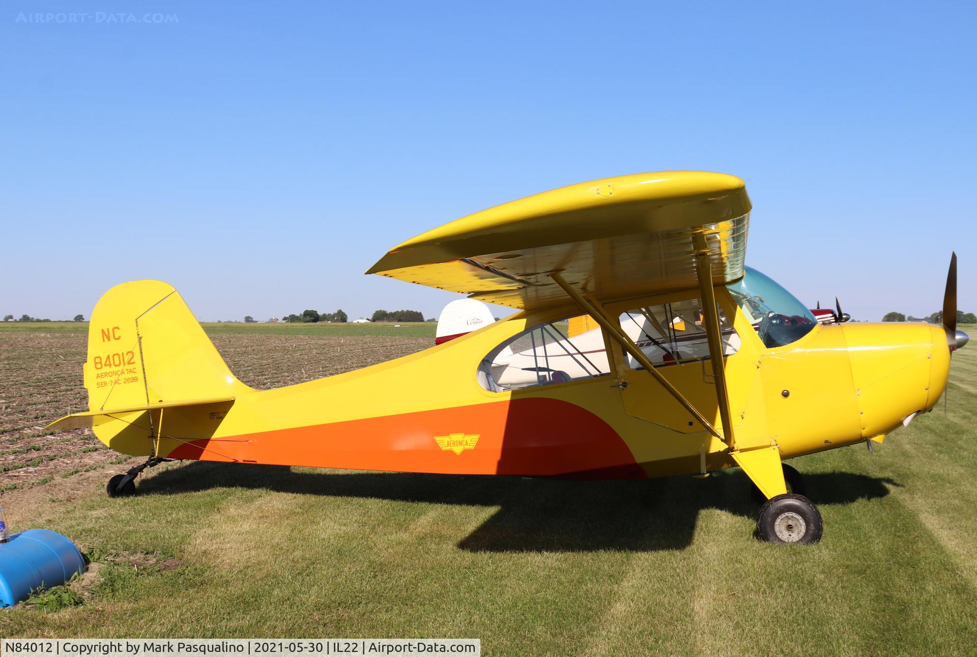 N84012, 1946 Aeronca 7AC Champion C/N 7AC-2699, Aeronca 7AC