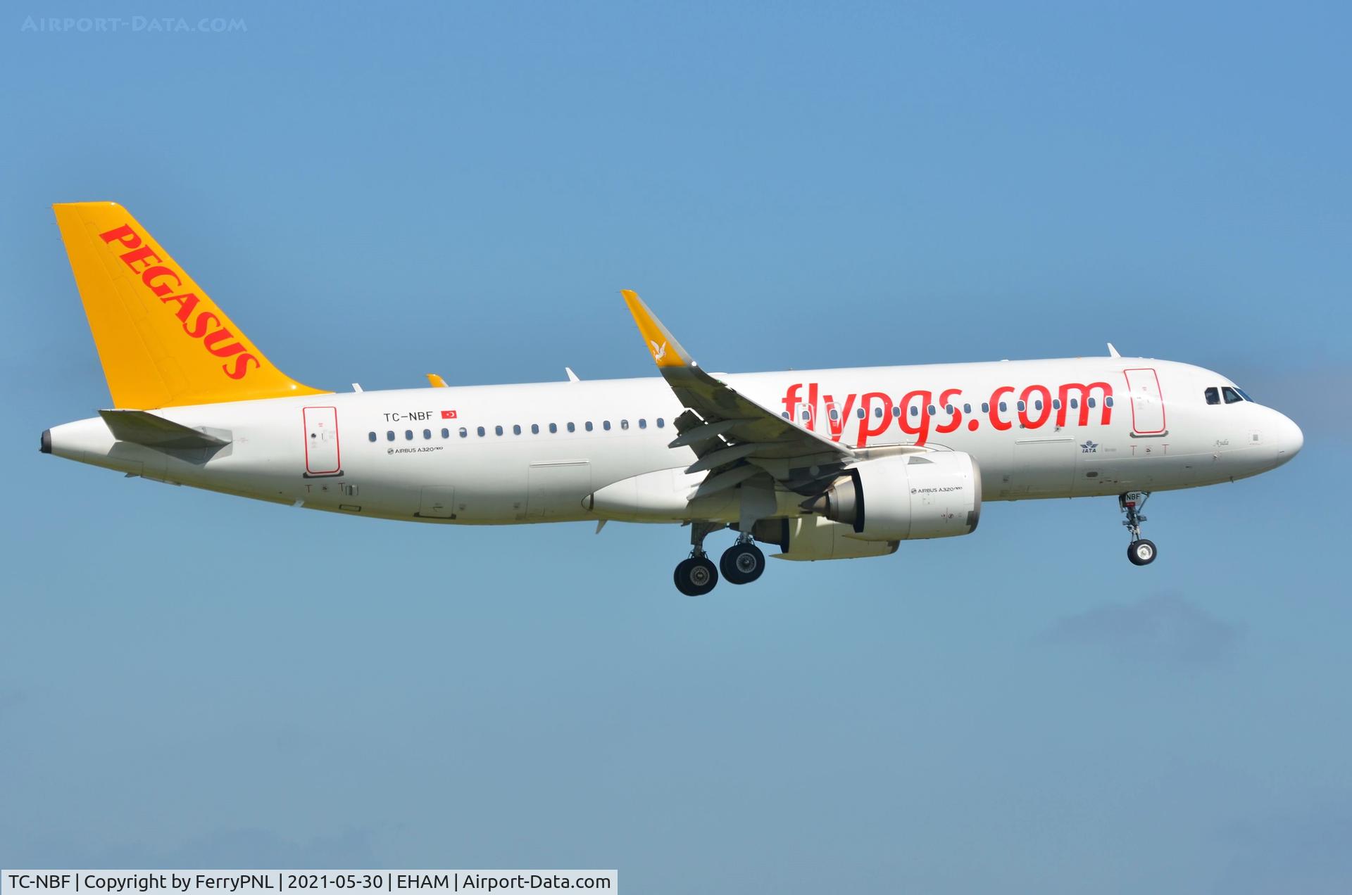 TC-NBF, 2016 Airbus A320-251N C/N 7321, Pegasus A320N arriving from SAW