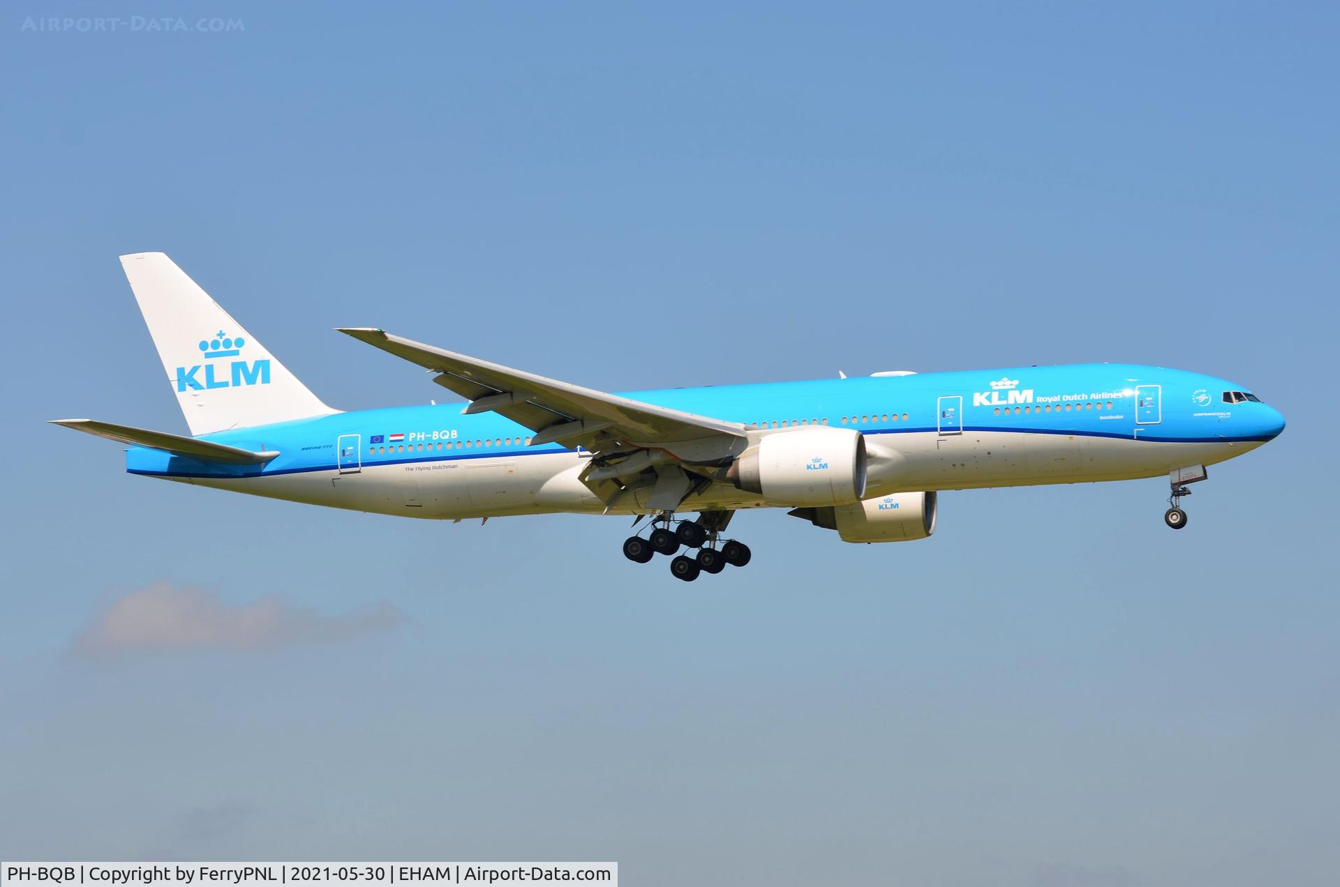 PH-BQB, 2003 Boeing 777-206/ER C/N 33712, KLM B772 on a freight only mission