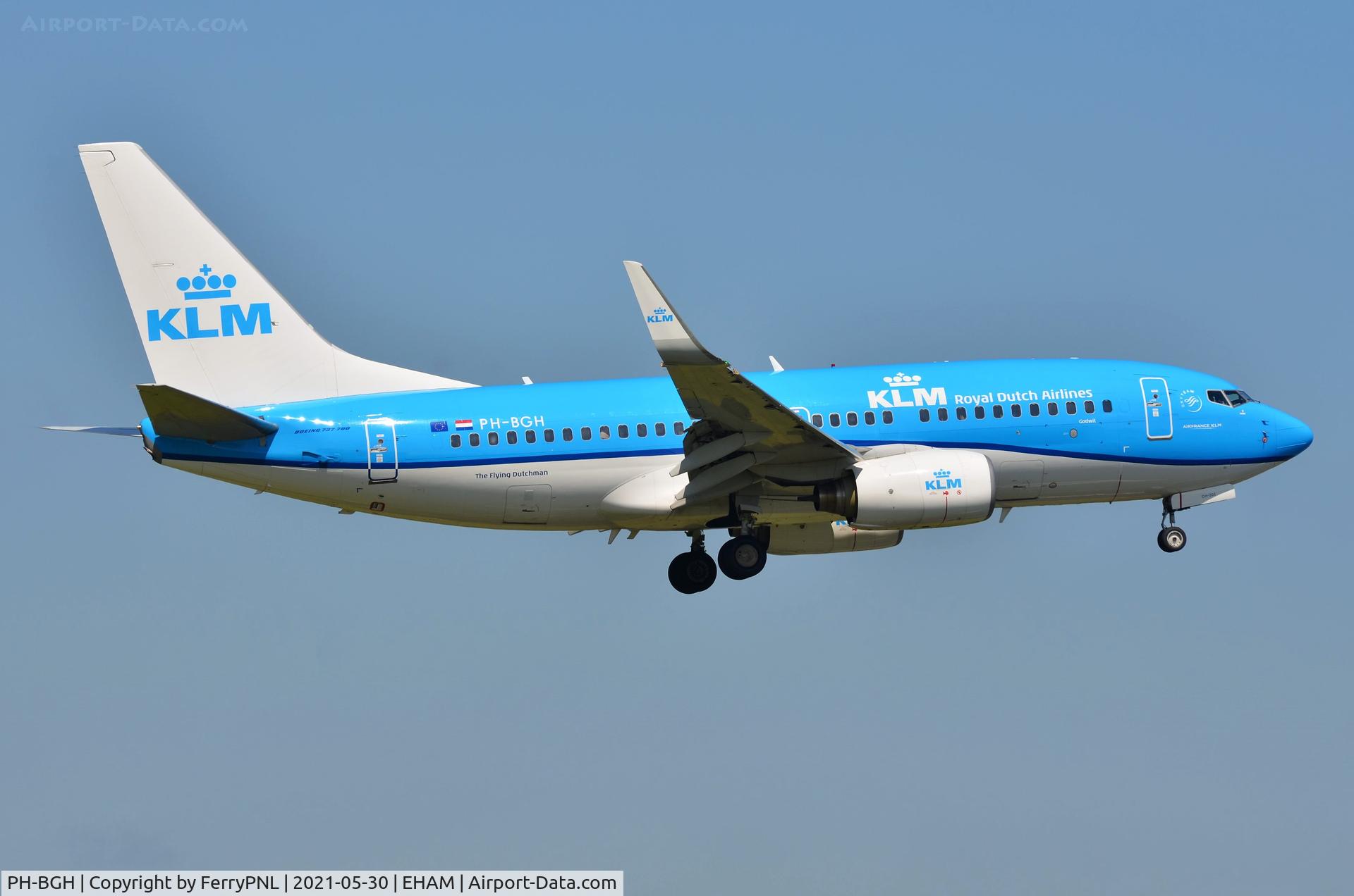 PH-BGH, 2009 Boeing 737-7K2 C/N 38053, Arrival of KLM B737