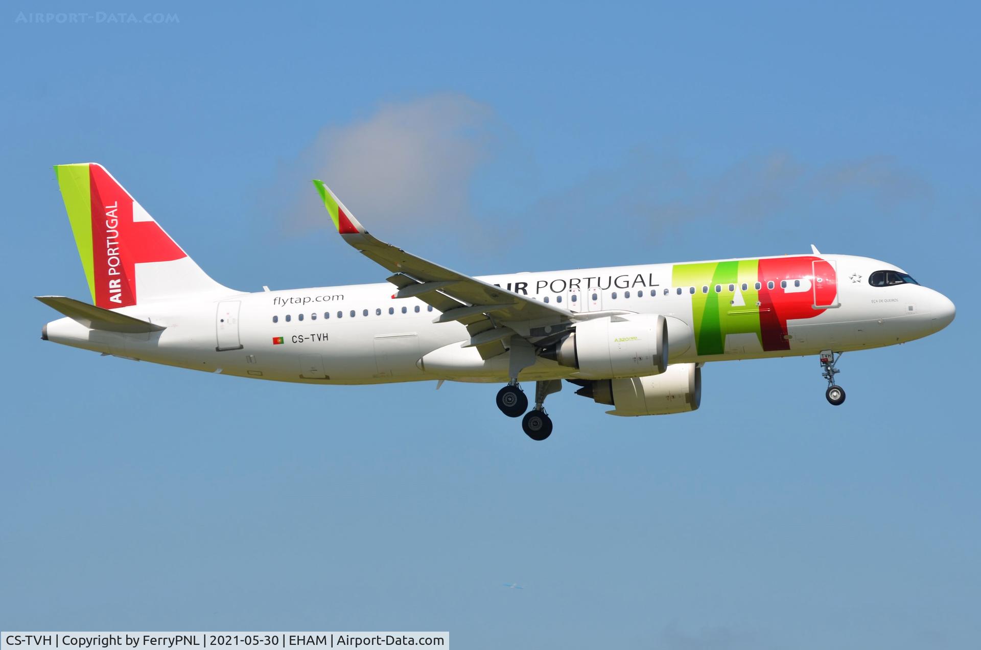 CS-TVH, 2020 Airbus A320-251N C/N 10033, Arrival of Air Portugal A320N from LIS
